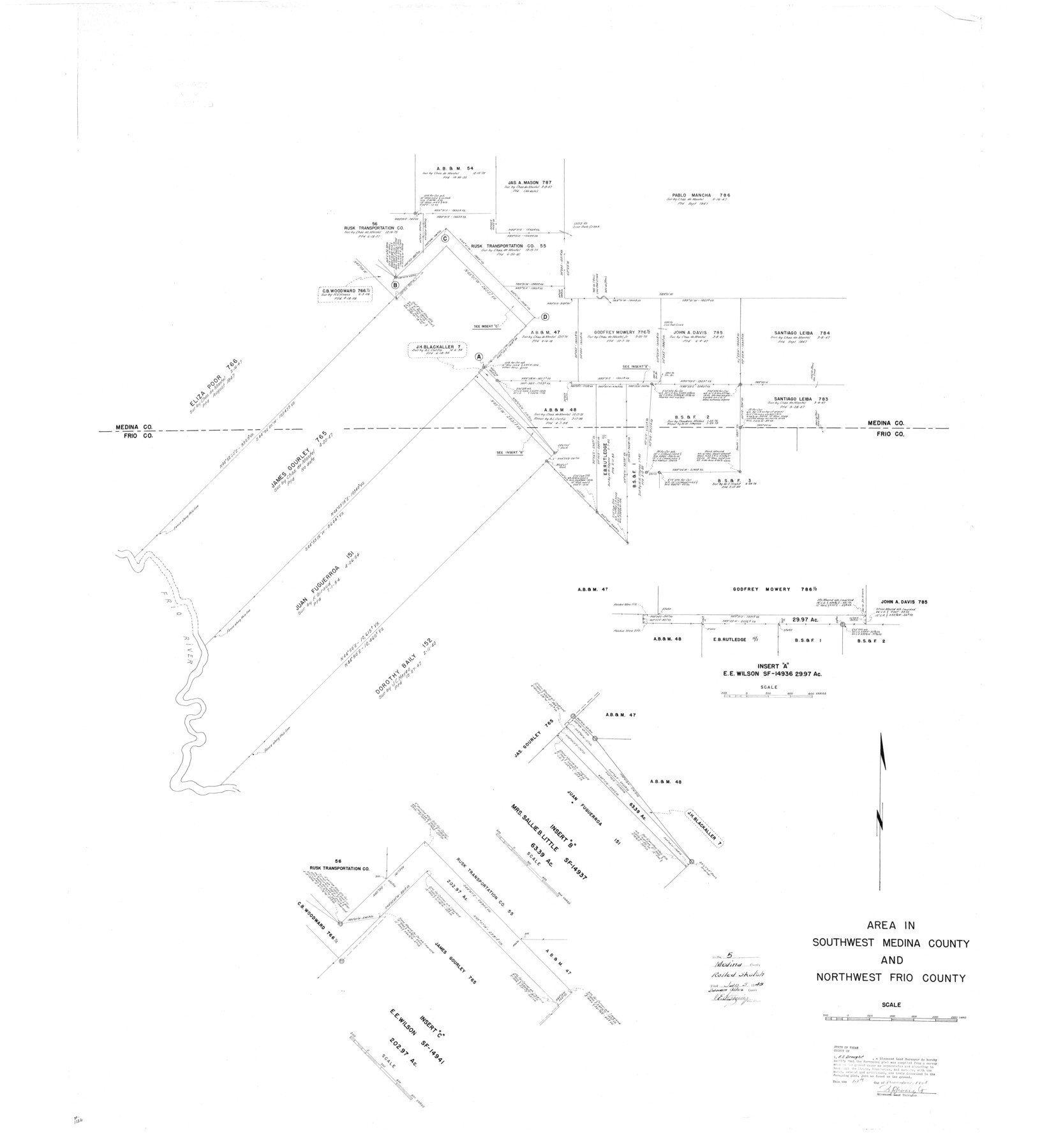 9505, Medina County Rolled Sketch 5, General Map Collection