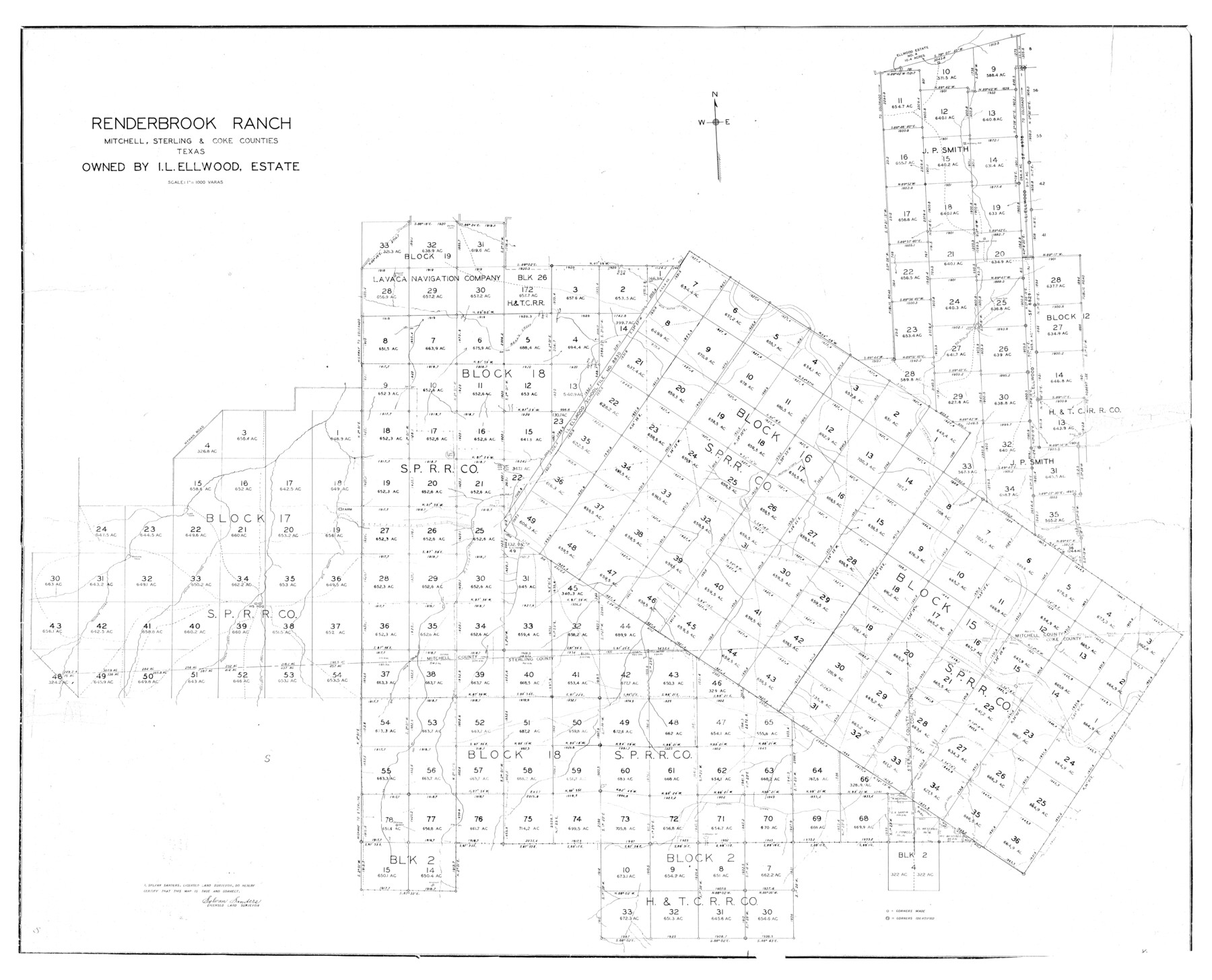 9524, Mitchell County Rolled Sketch 3, General Map Collection