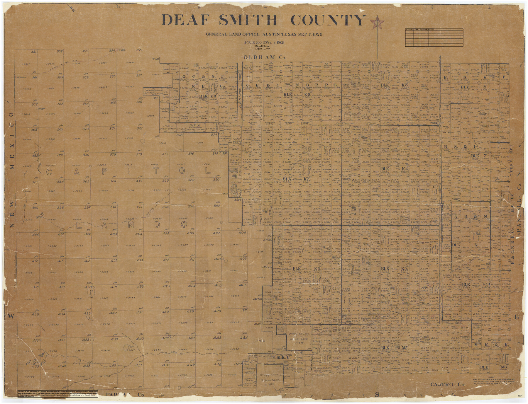95477, Deaf Smith County, General Map Collection