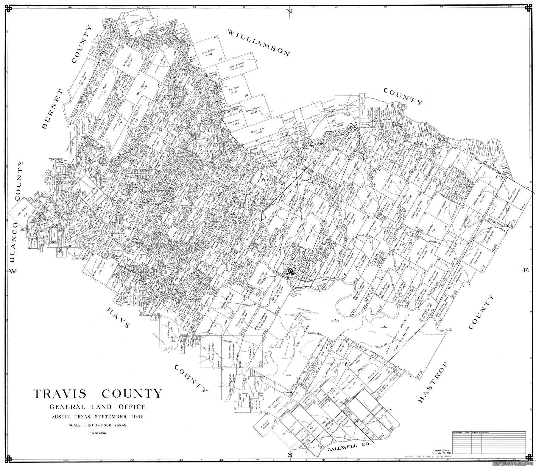 95479, Travis County, General Map Collection