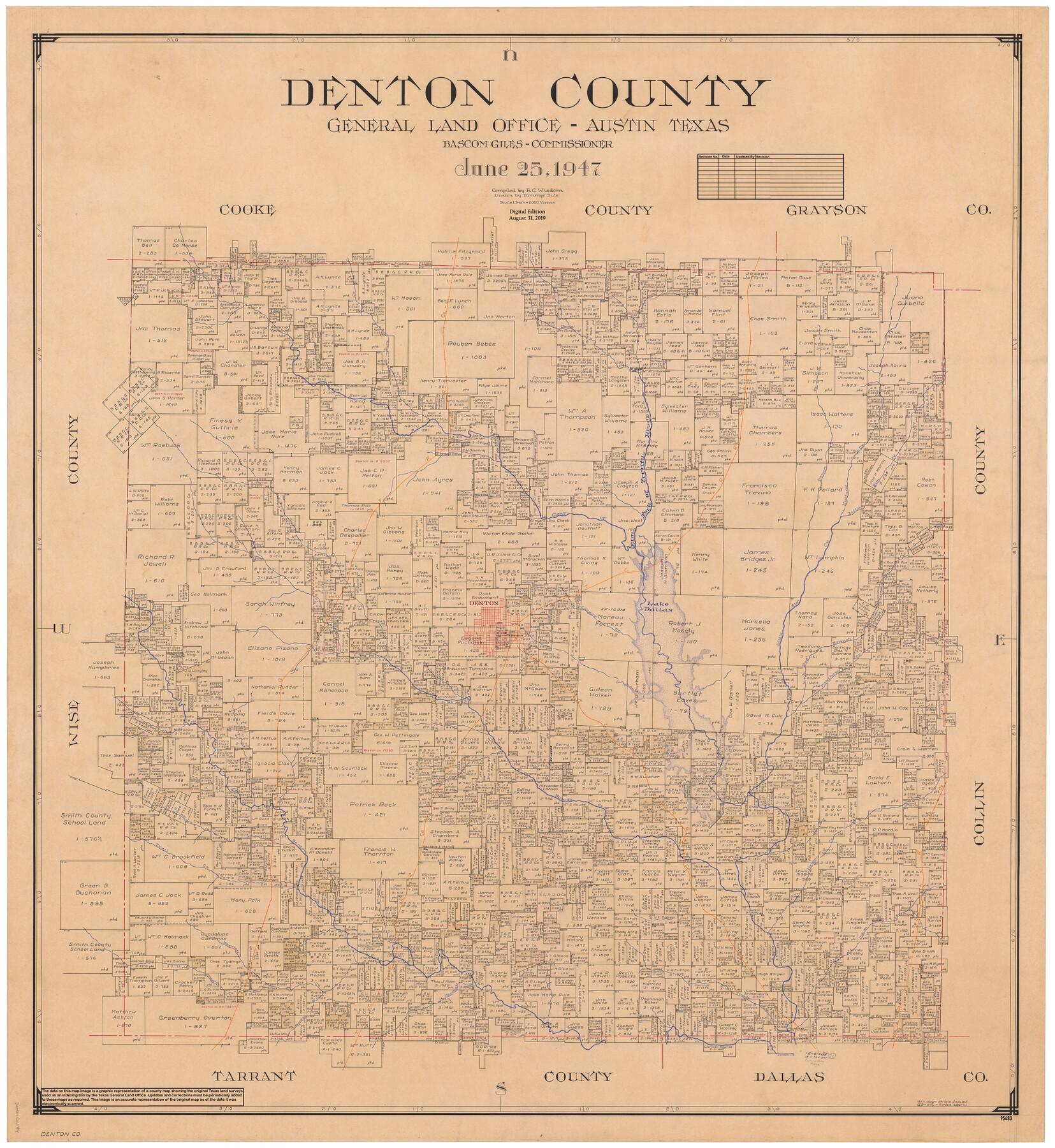 95480, Denton County, General Map Collection