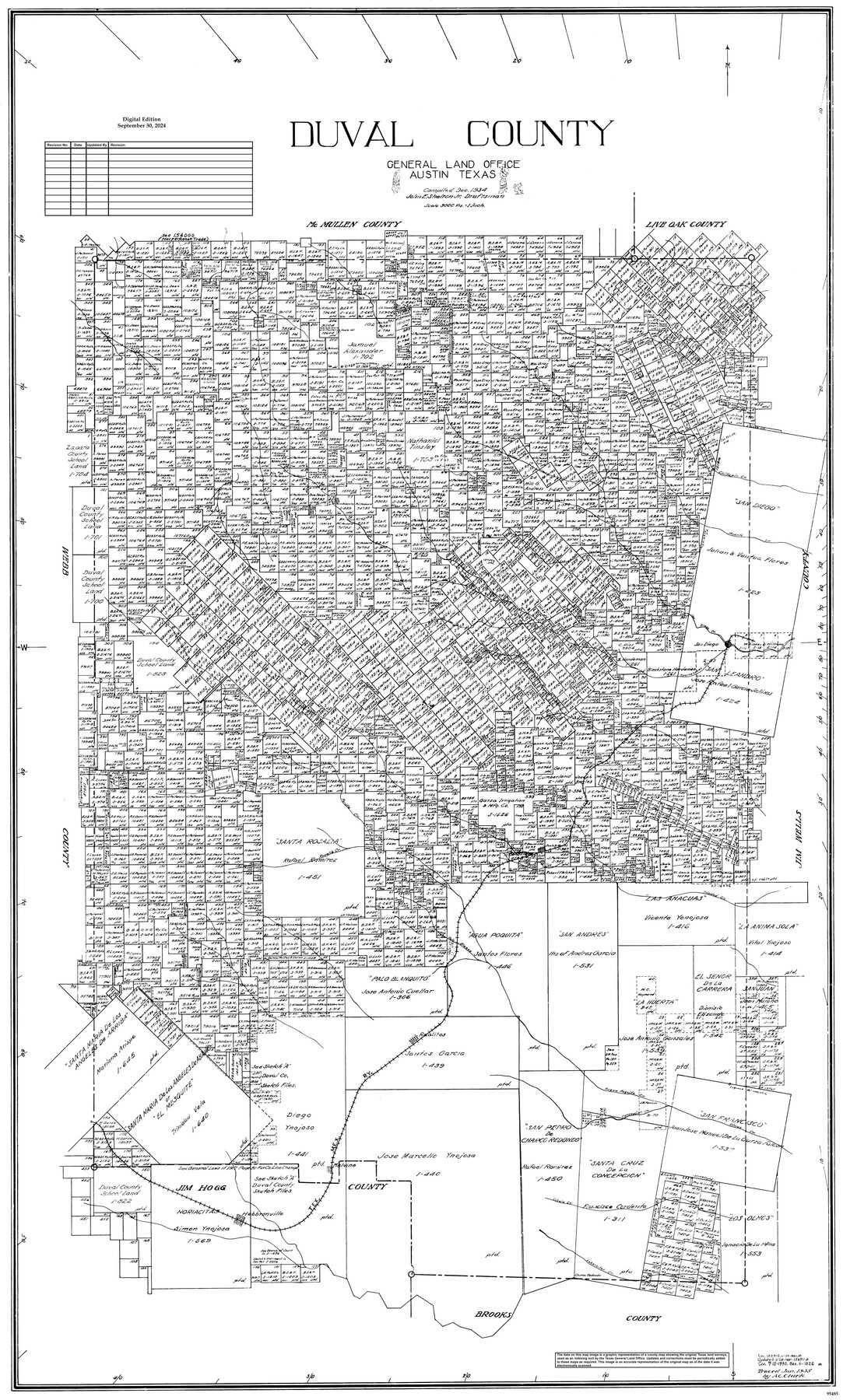 95485, Duval County, General Map Collection