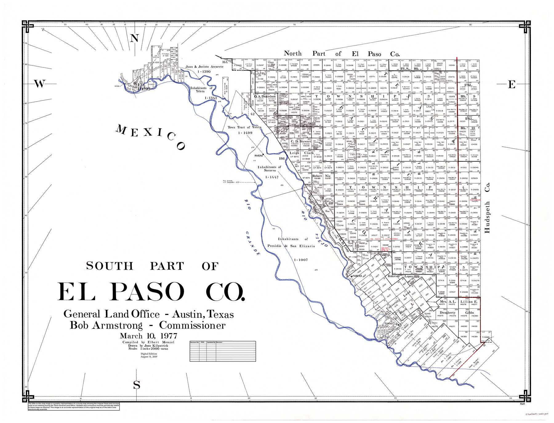 95491, South Part of El Paso Co., General Map Collection