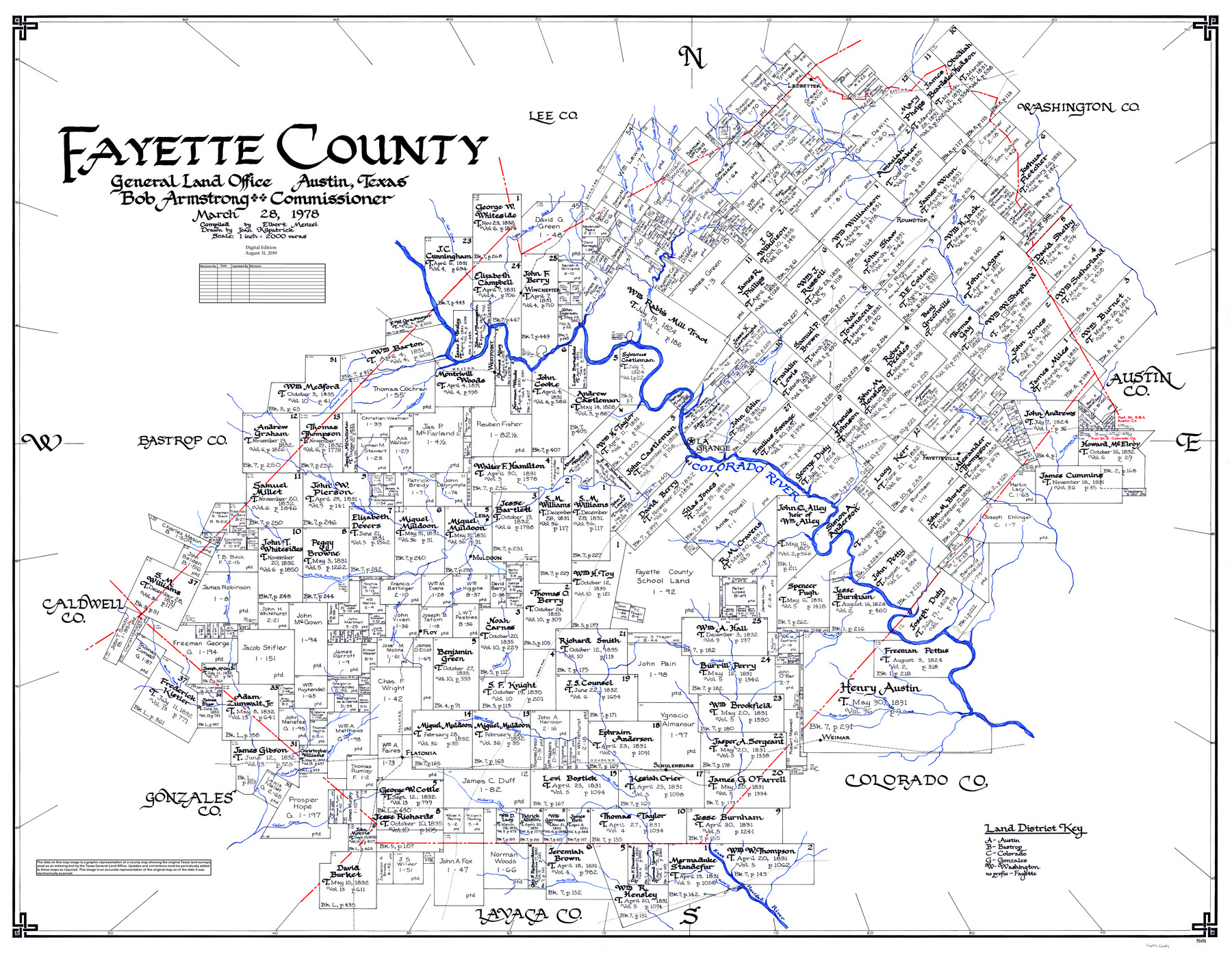 95496, Fayette County, General Map Collection