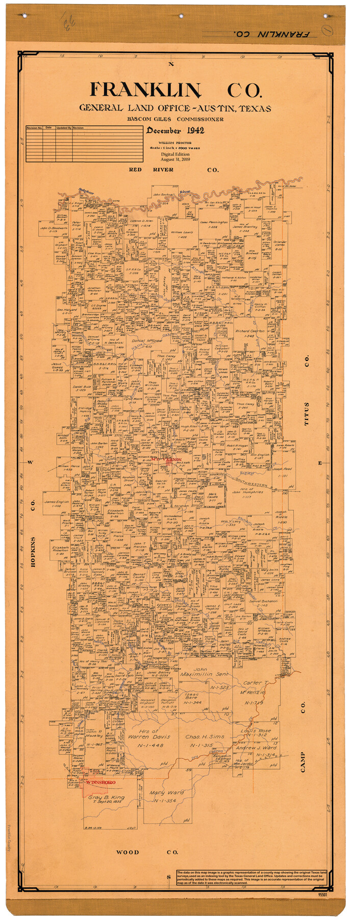 95501, Franklin Co., General Map Collection