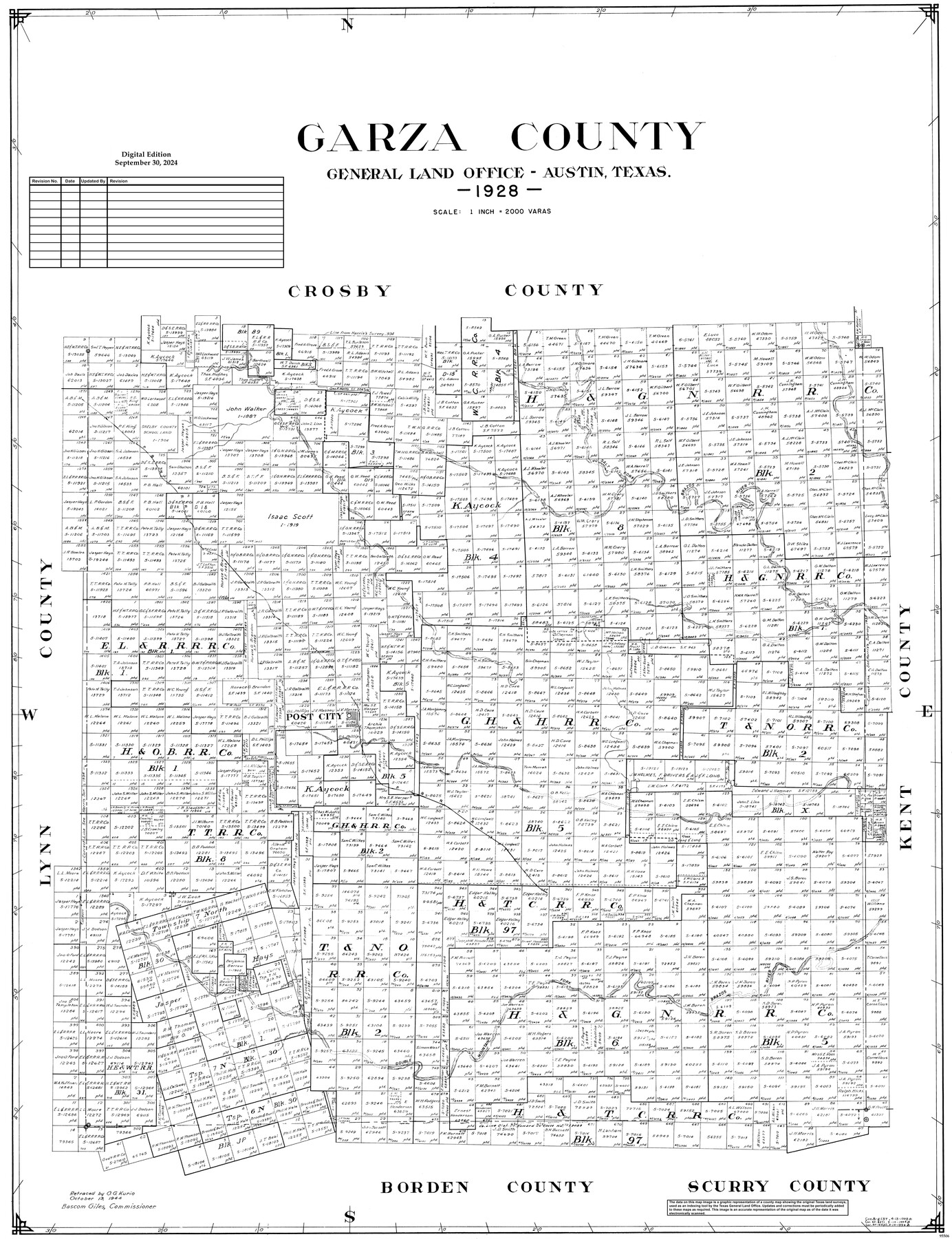 95506, Garza County, General Map Collection