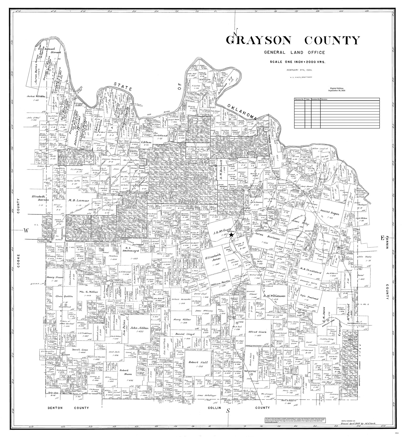 95512, Grayson County, General Map Collection