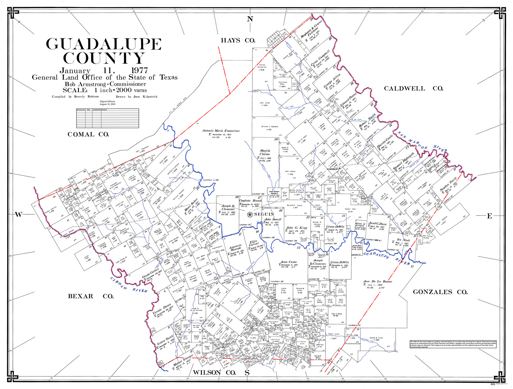 95515, Guadalupe County, General Map Collection