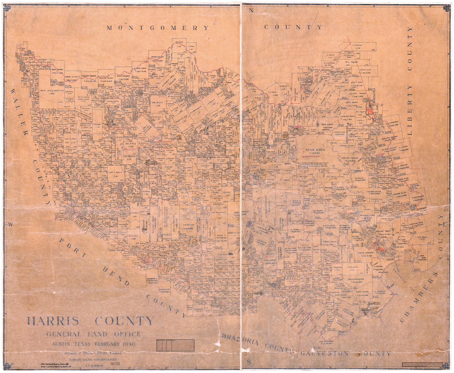 95522, Harris County, General Map Collection