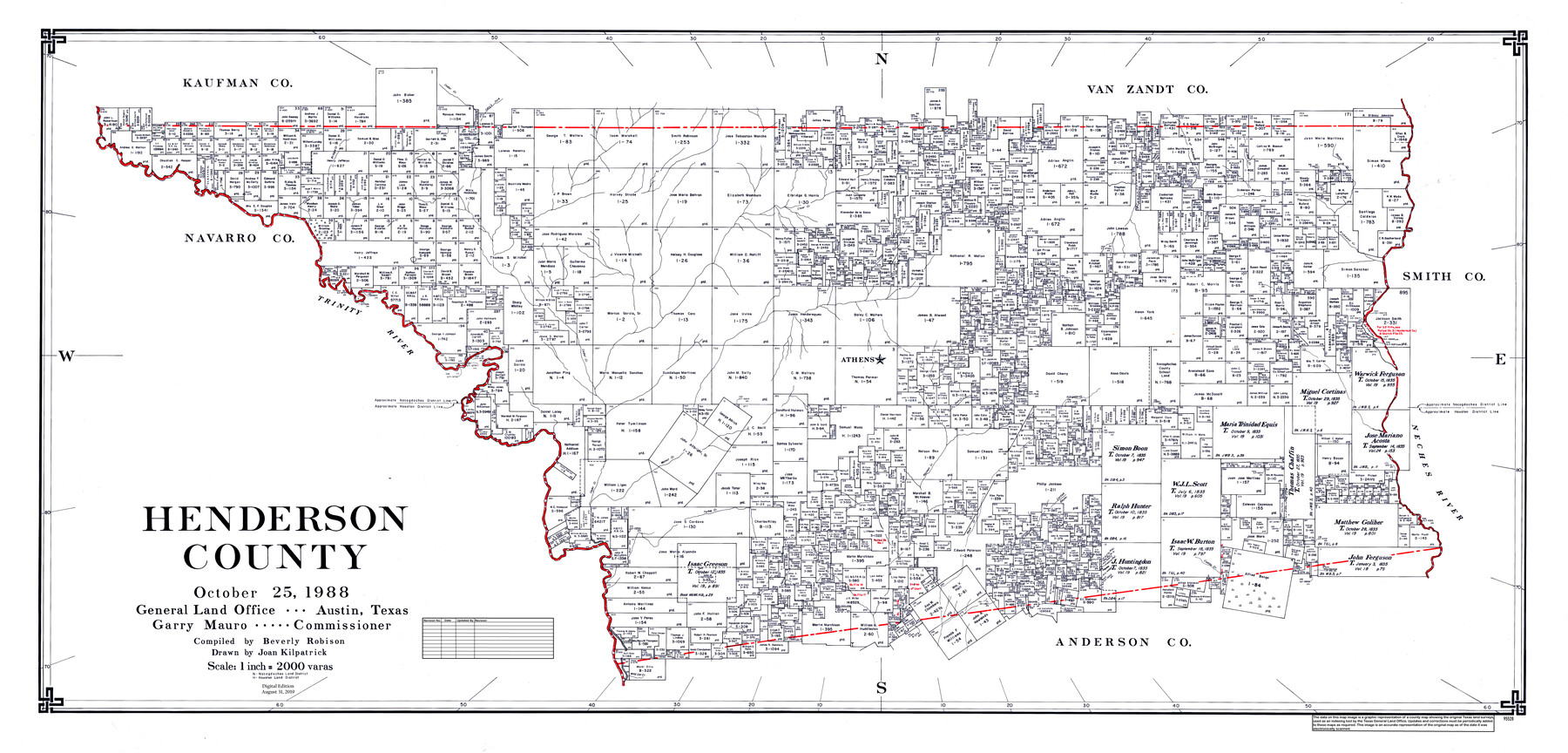 95528, Henderson County, General Map Collection