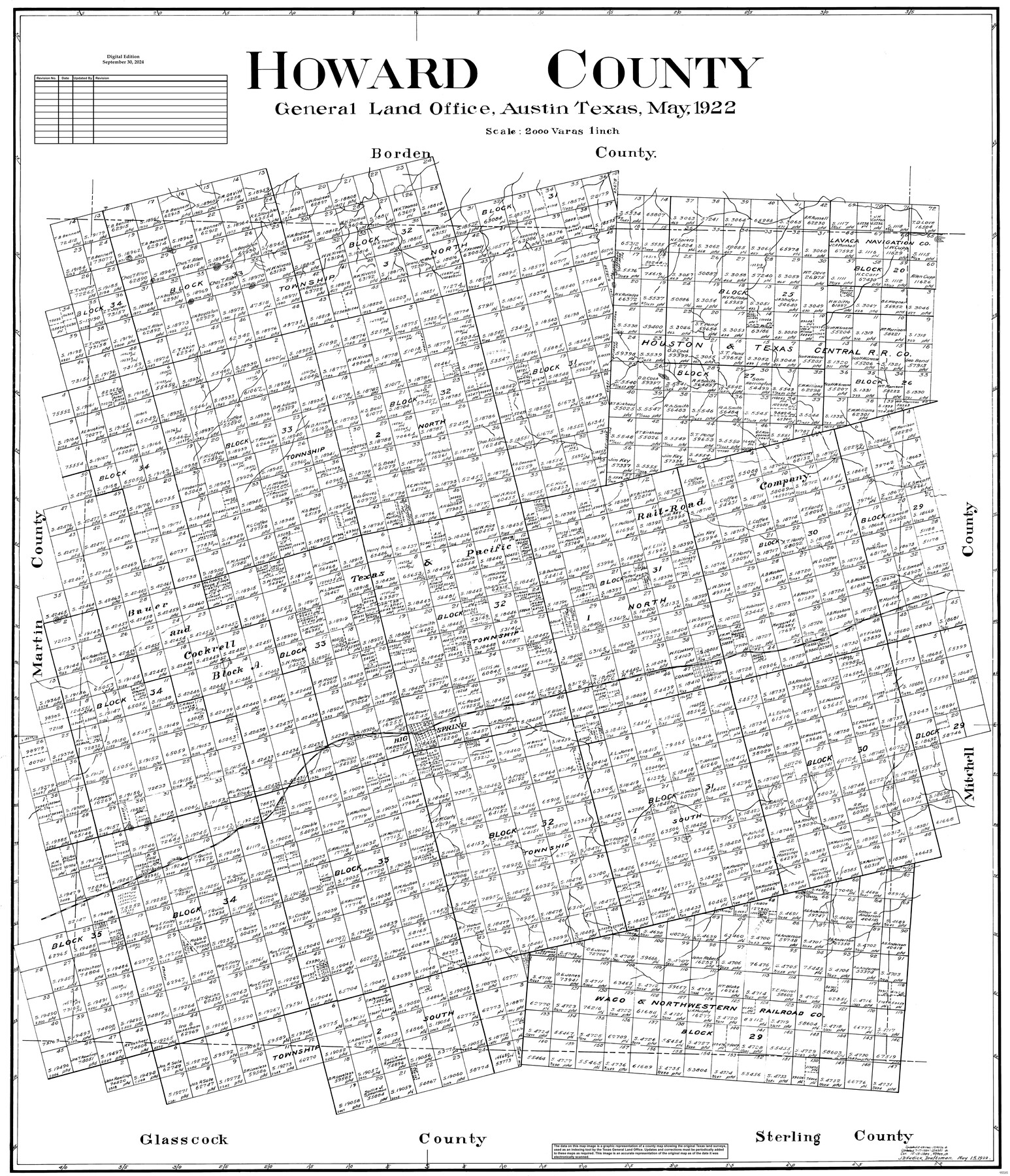 95535, Howard County, General Map Collection
