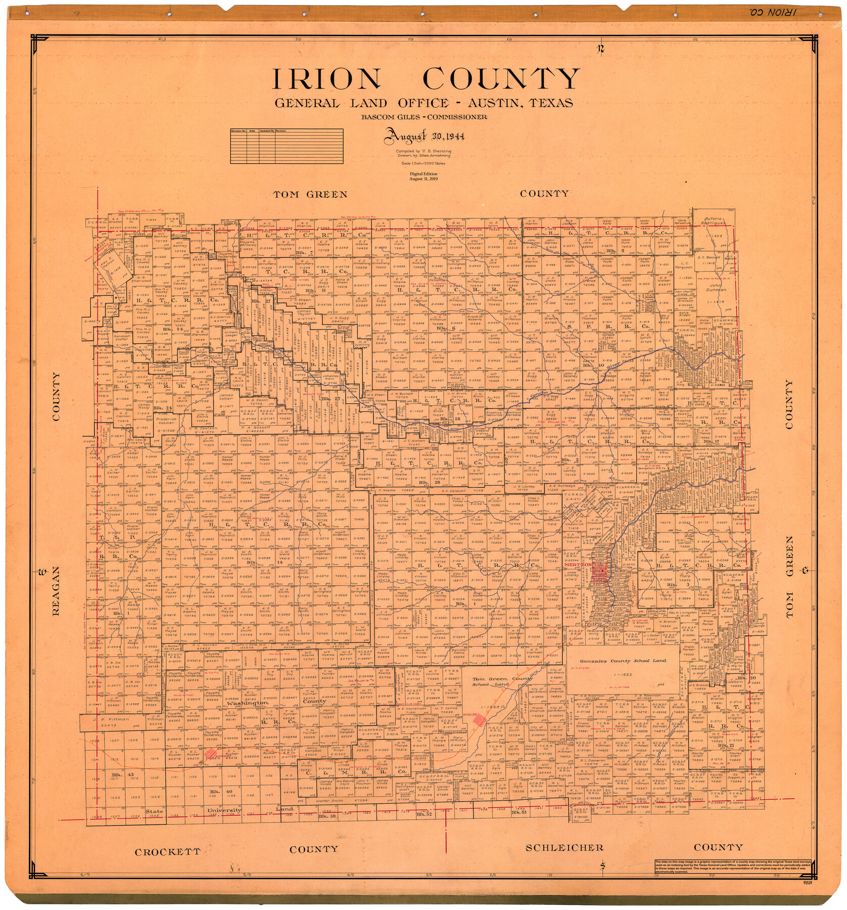 95539, Irion County, General Map Collection