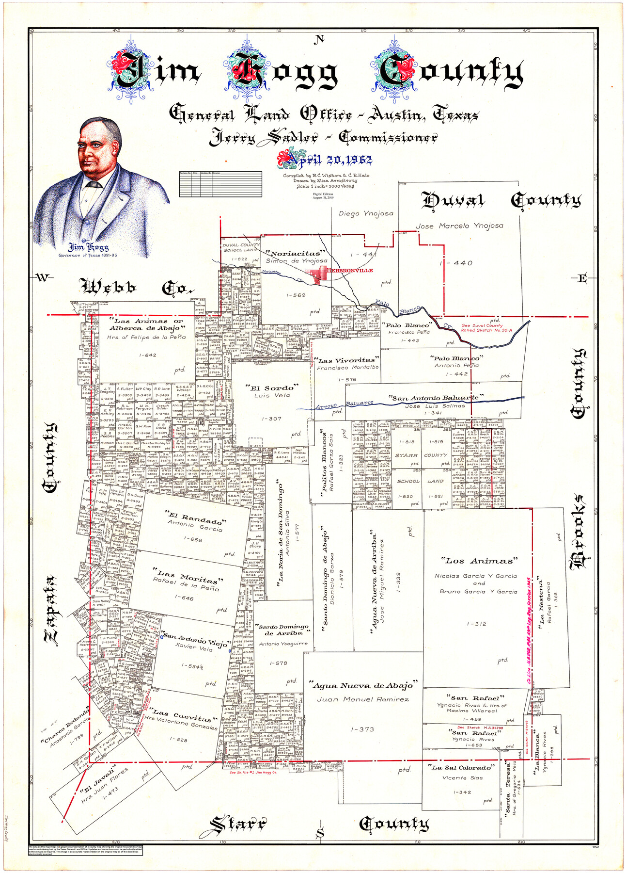 95547, Jim Hogg County, General Map Collection