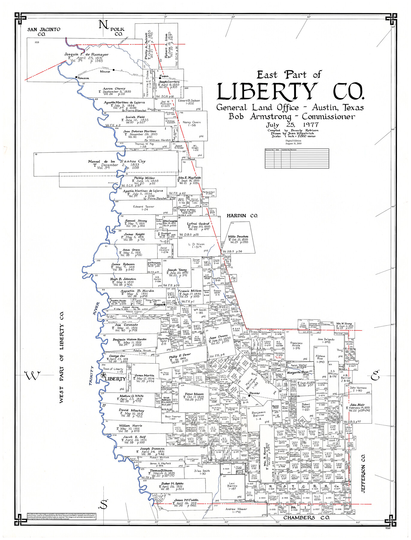 95569, East Part of Liberty Co., General Map Collection