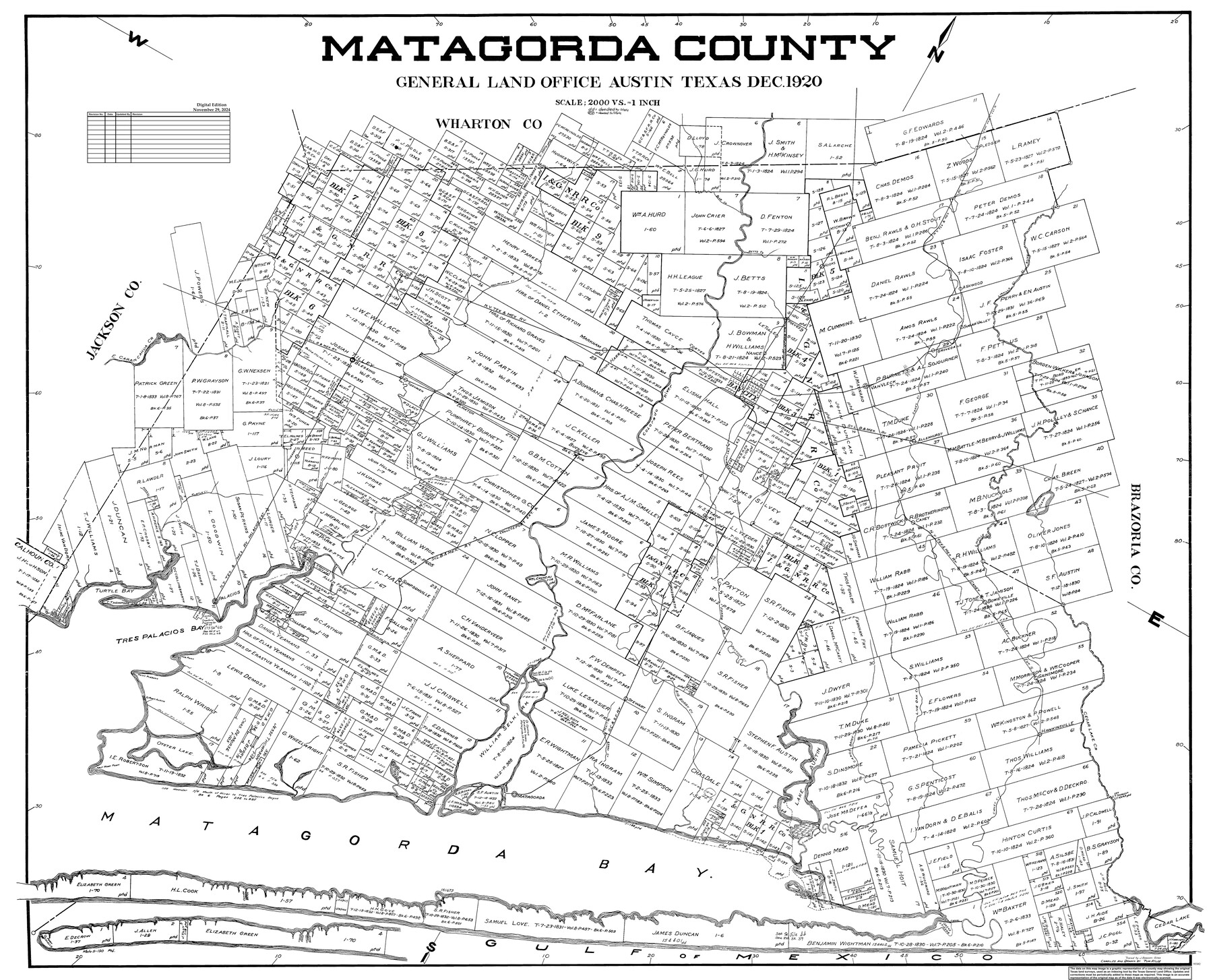 95582, Matagorda County, General Map Collection