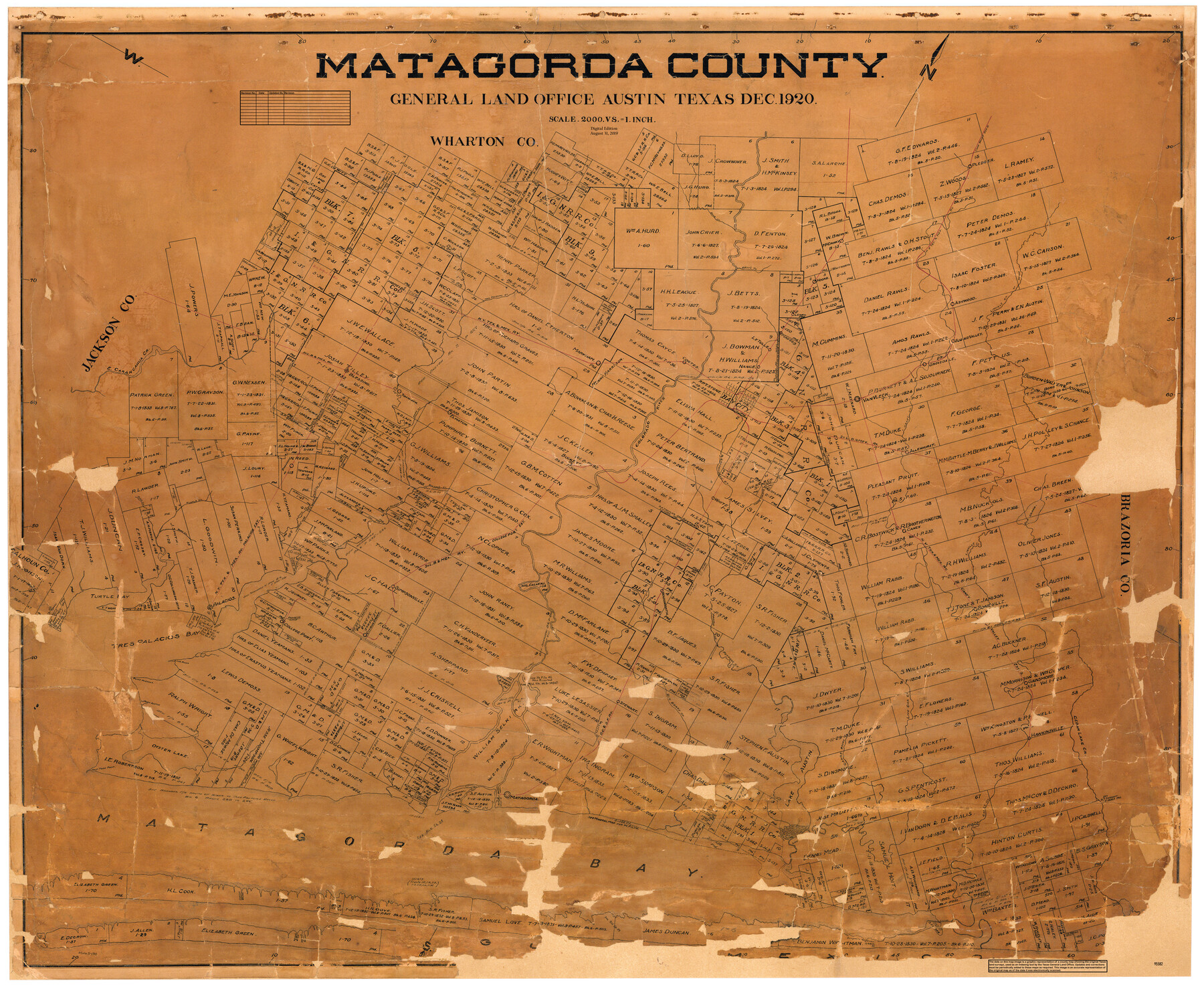 95582, Matagorda County, General Map Collection