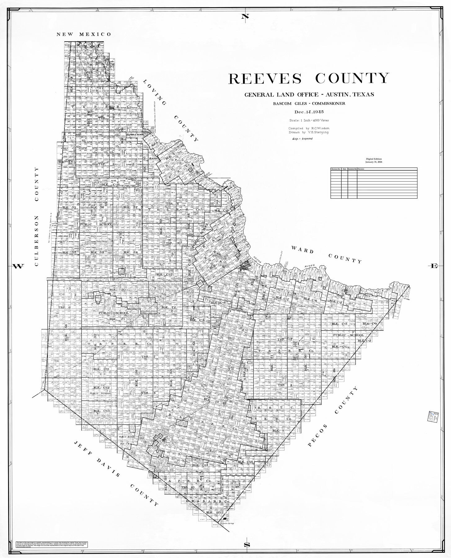 95624, Reeves County, General Map Collection
