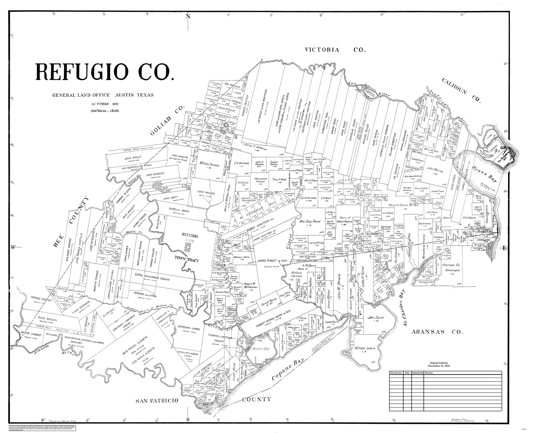 95625, Refugio Co., General Map Collection