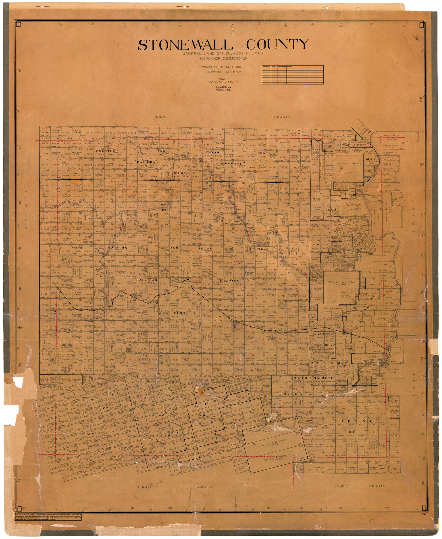 95646, Stonewall County, General Map Collection