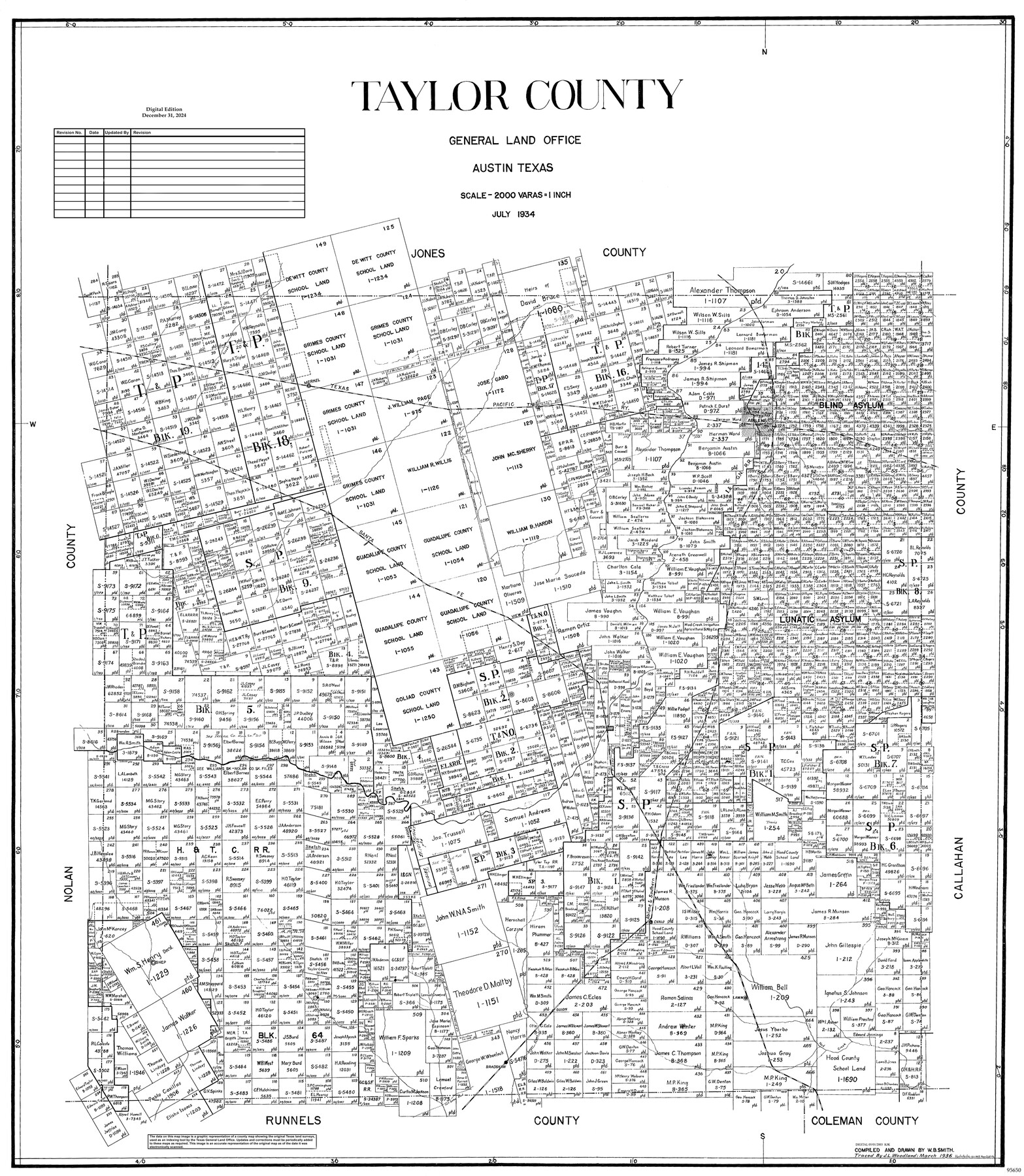 95650, Taylor County, General Map Collection