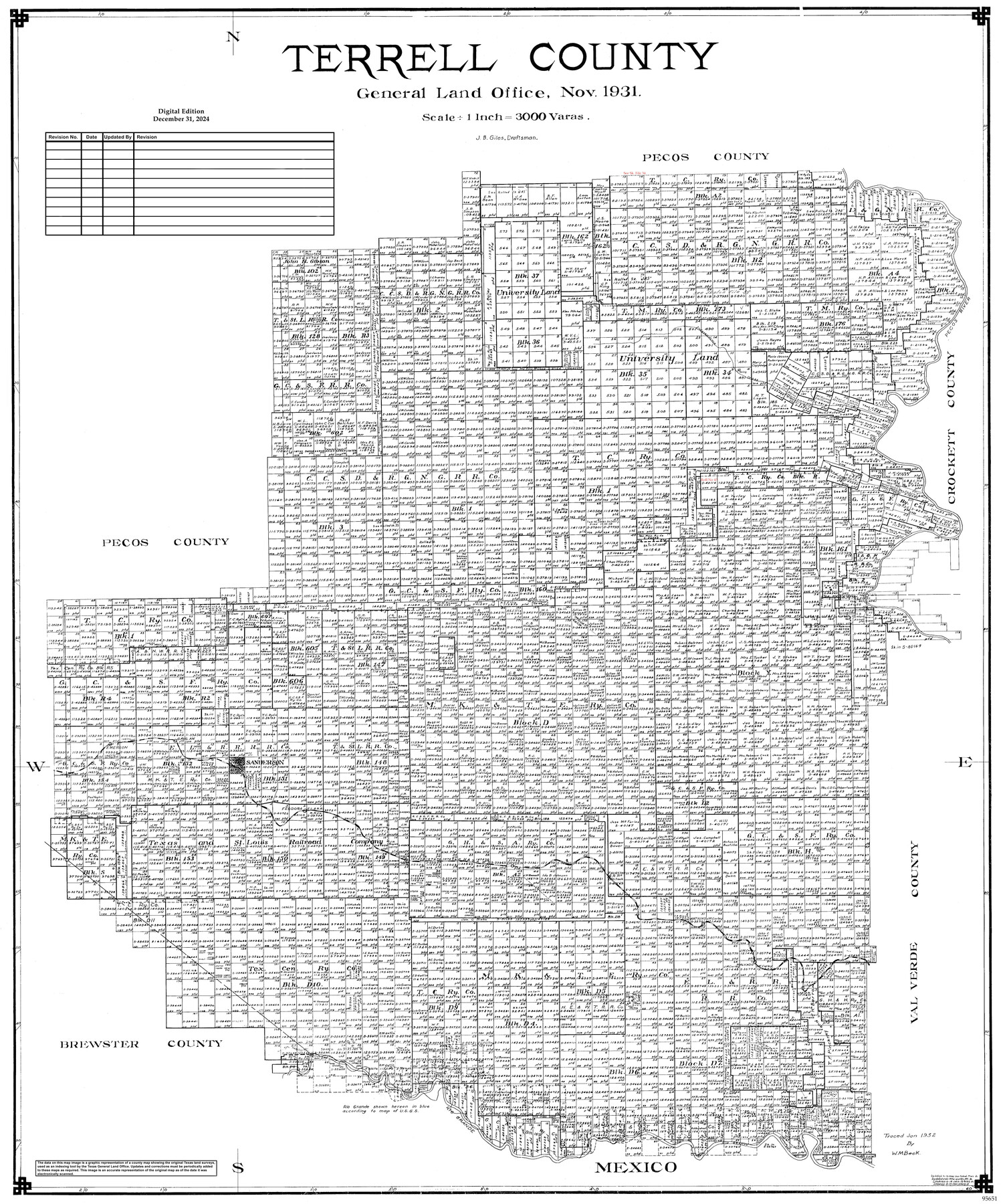 95651, Terrell County, General Map Collection