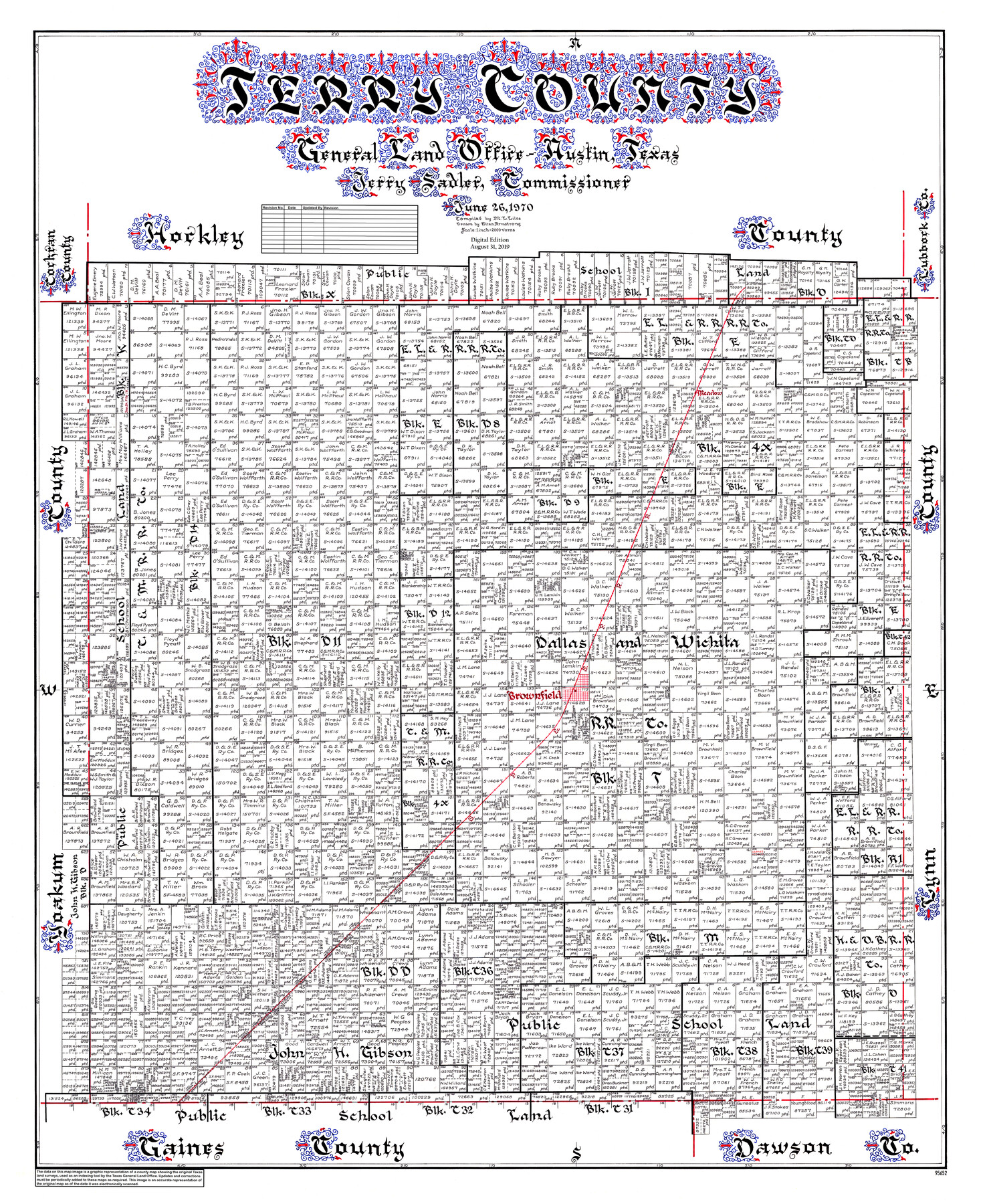 95652, Terry County, General Map Collection