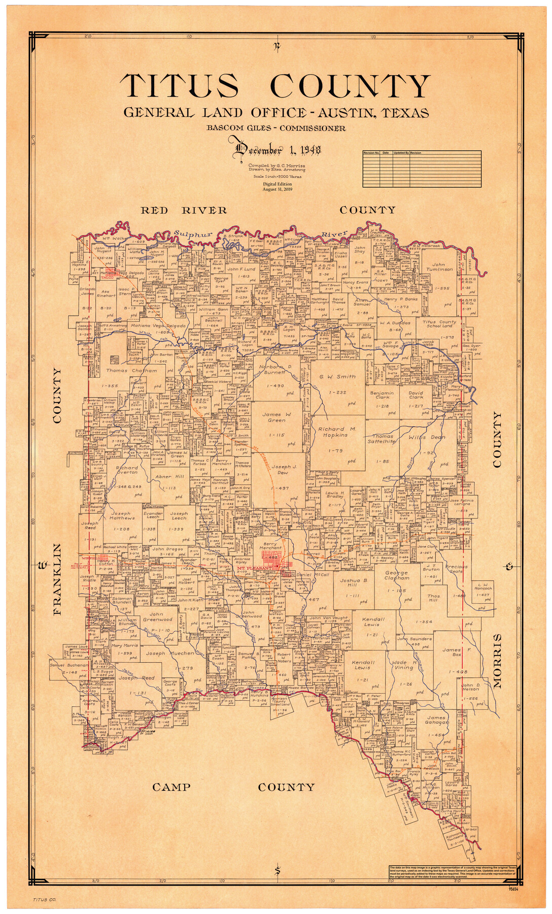 95654, Titus County, General Map Collection