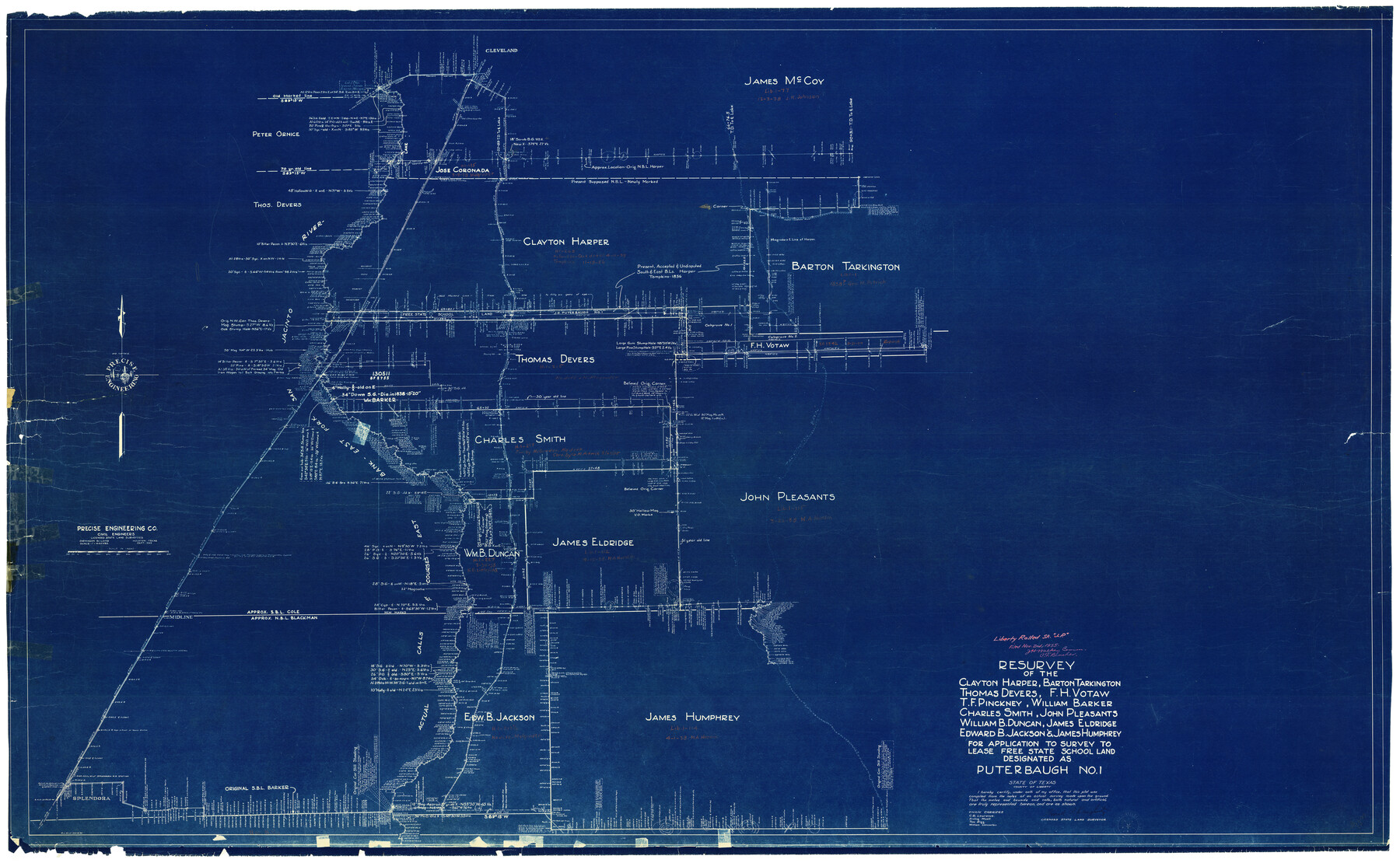 9566, Liberty County Rolled Sketch JP, General Map Collection
