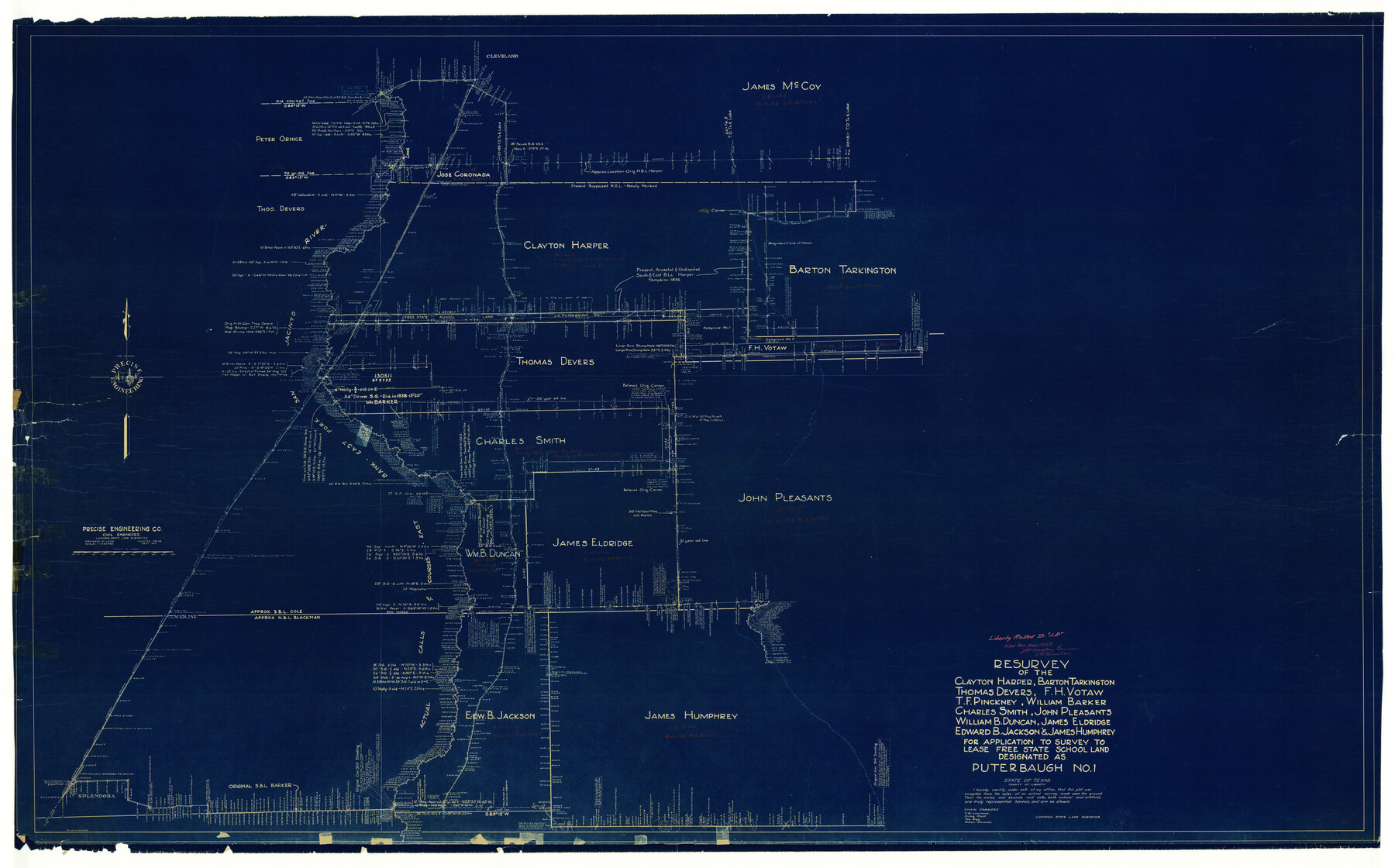 9566, Liberty County Rolled Sketch JP, General Map Collection