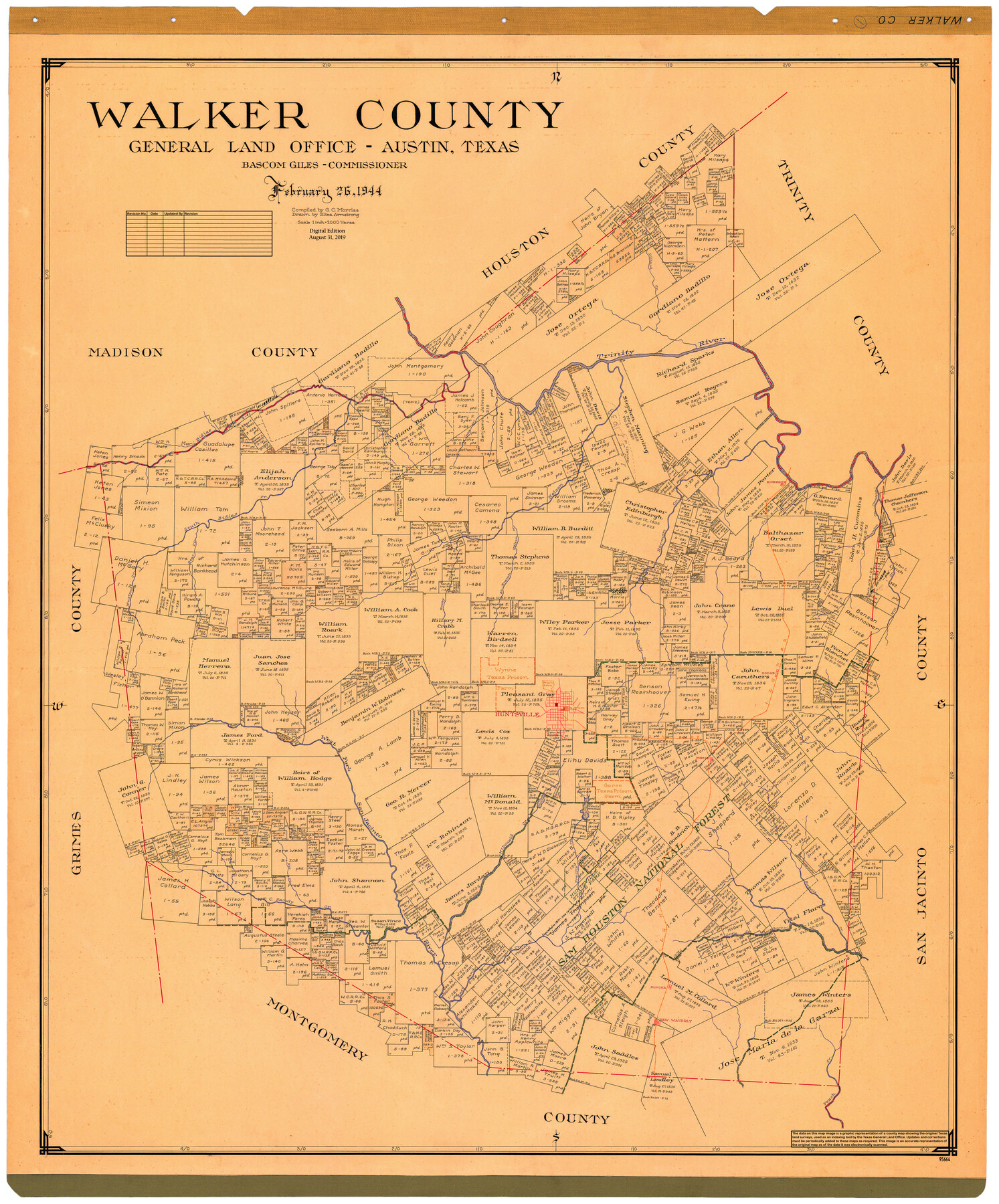 95664, Walker County, General Map Collection