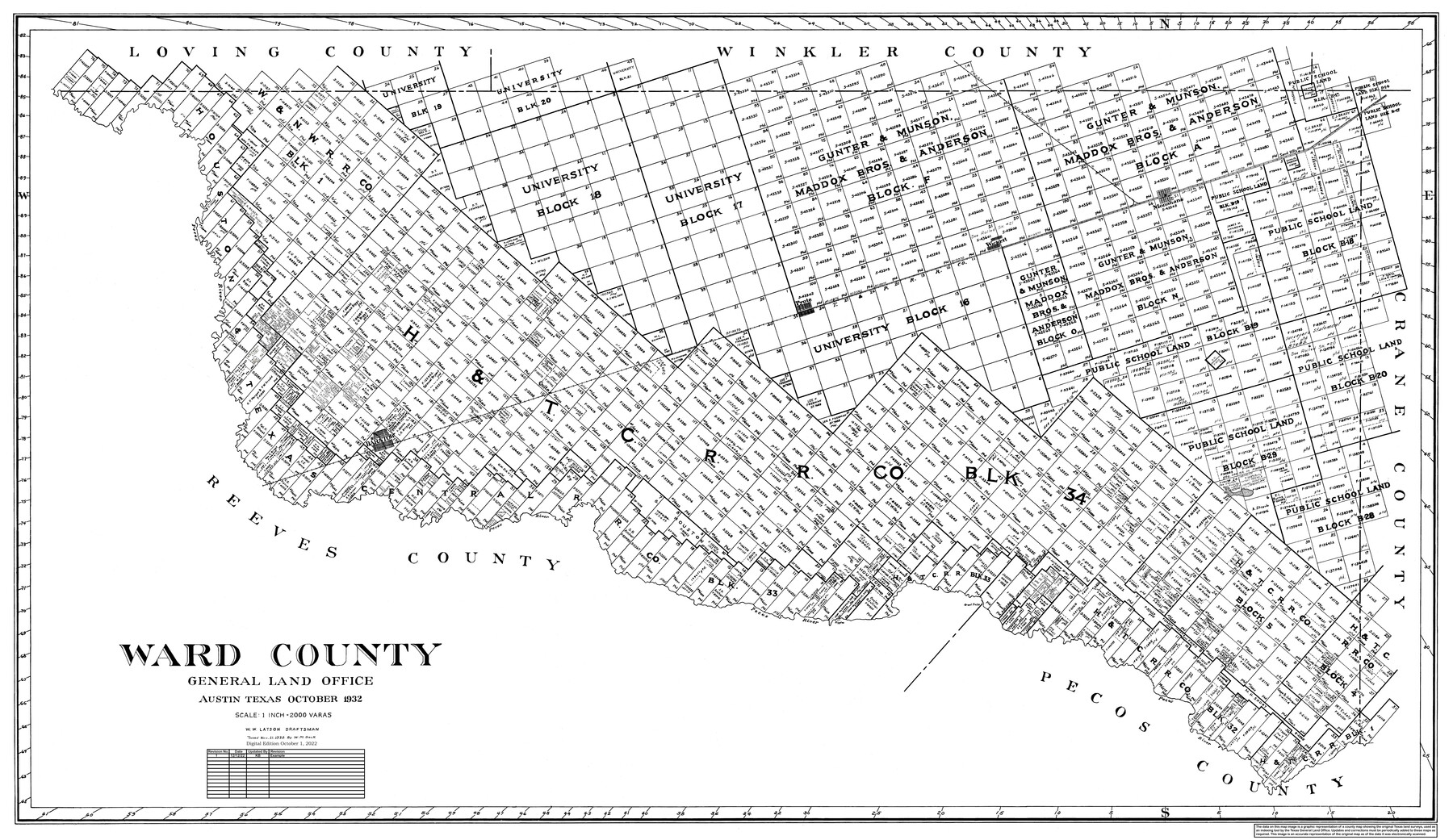 95666, Ward County, General Map Collection