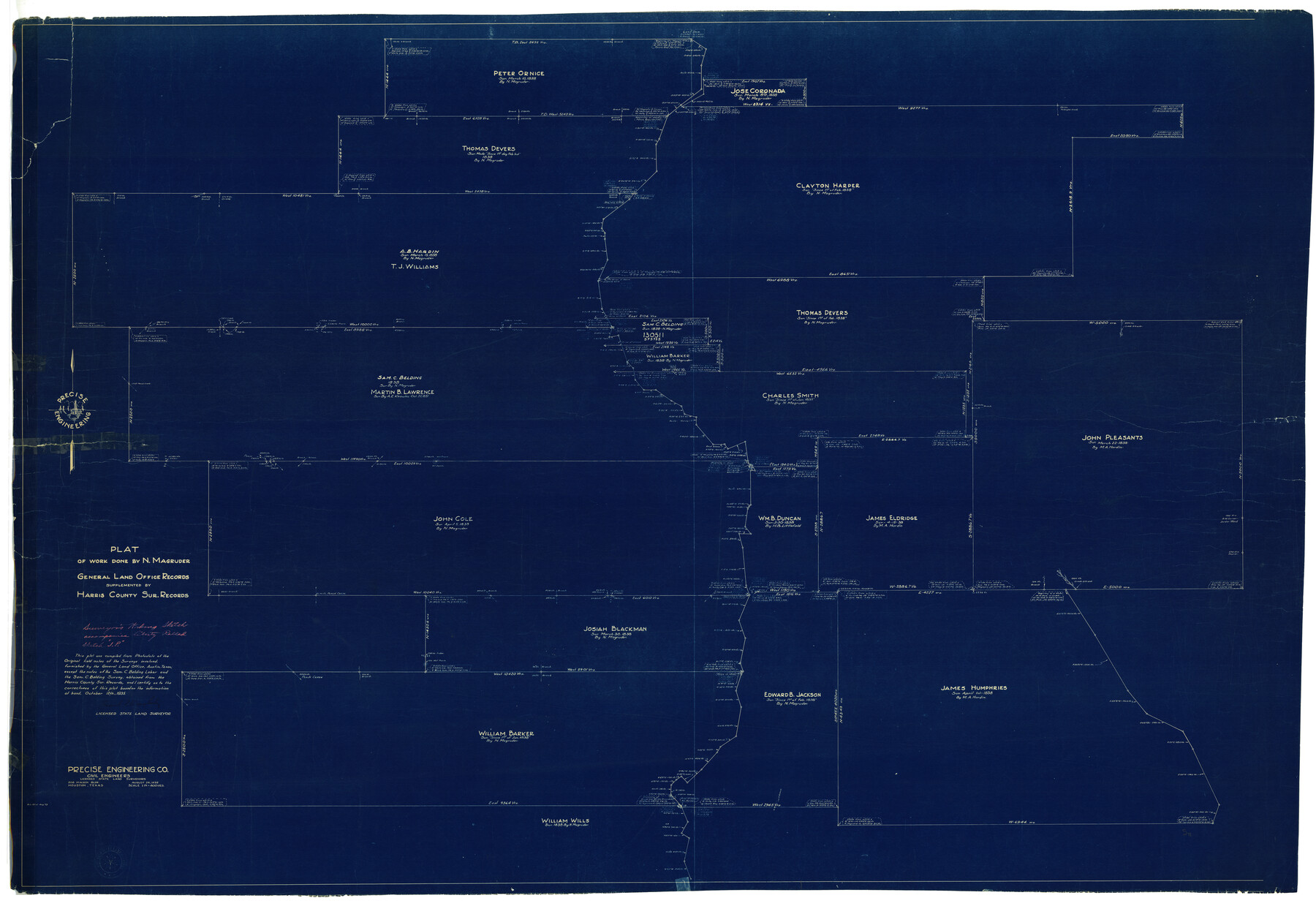 9567, Liberty County Rolled Sketch JP1, General Map Collection