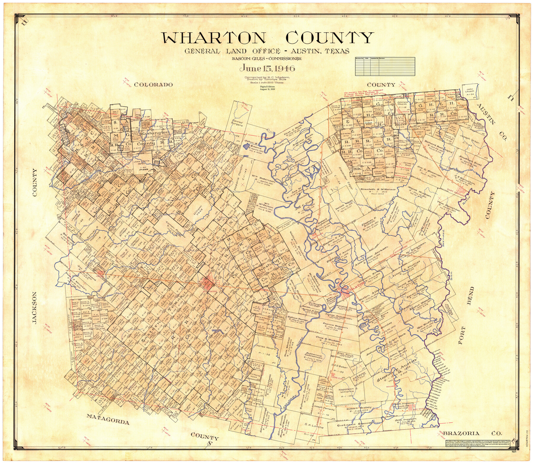 95671, Wharton County, General Map Collection