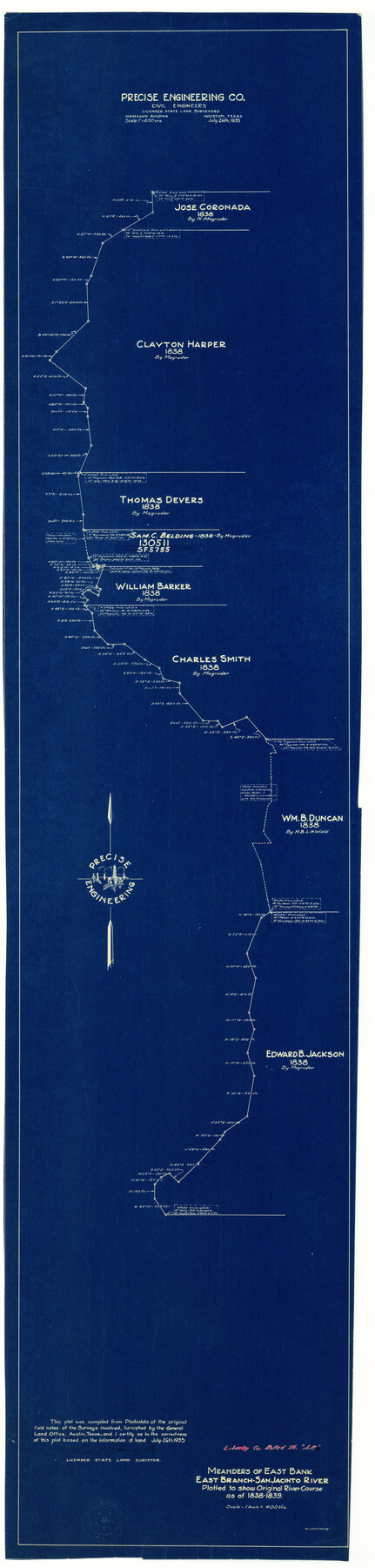 9568, Liberty County Rolled Sketch JP2, General Map Collection