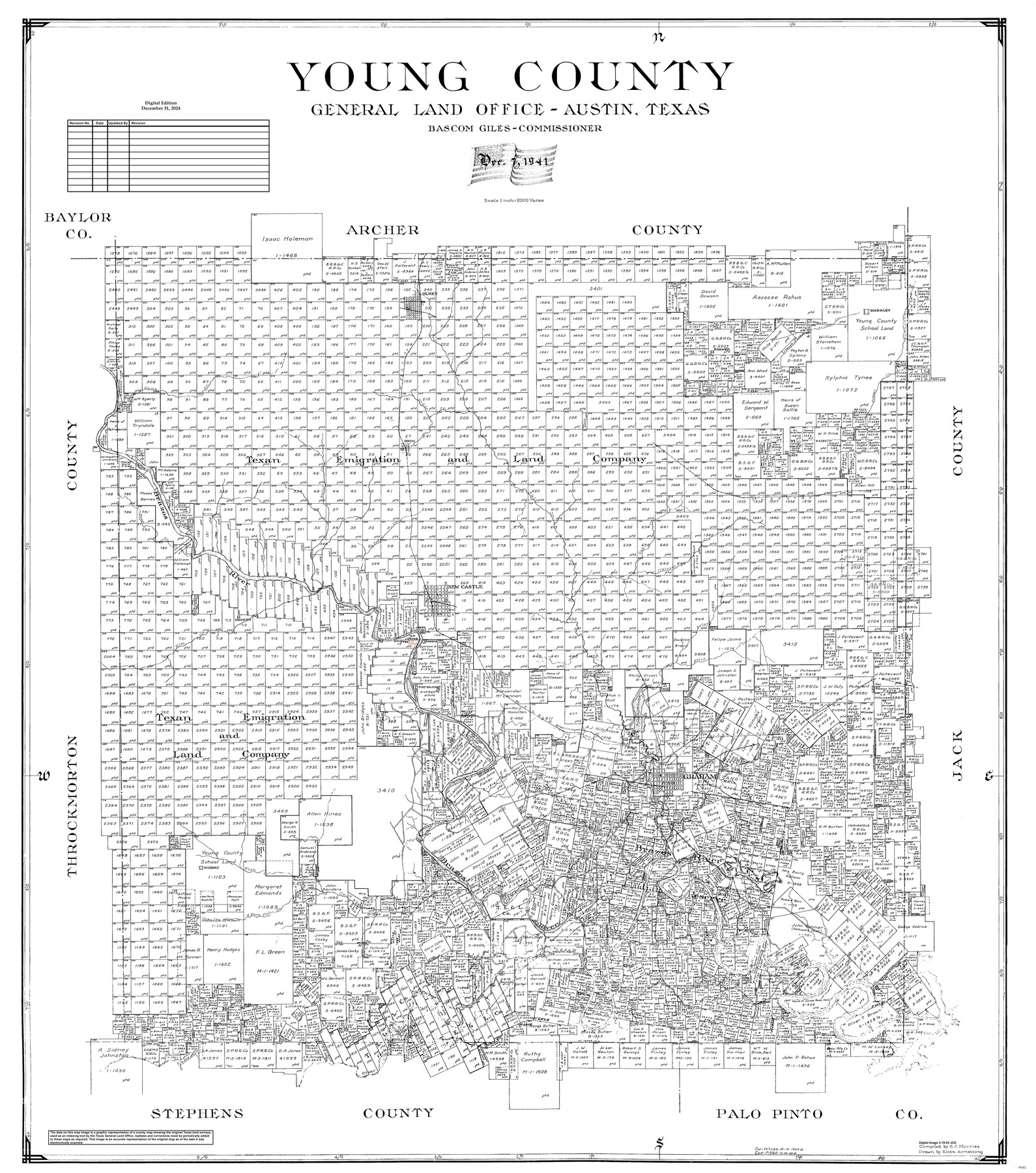 95682, Young County, General Map Collection