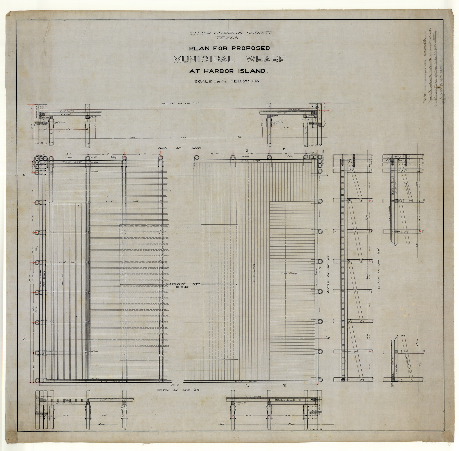 9588, Nueces County Rolled Sketch M-9, General Map Collection