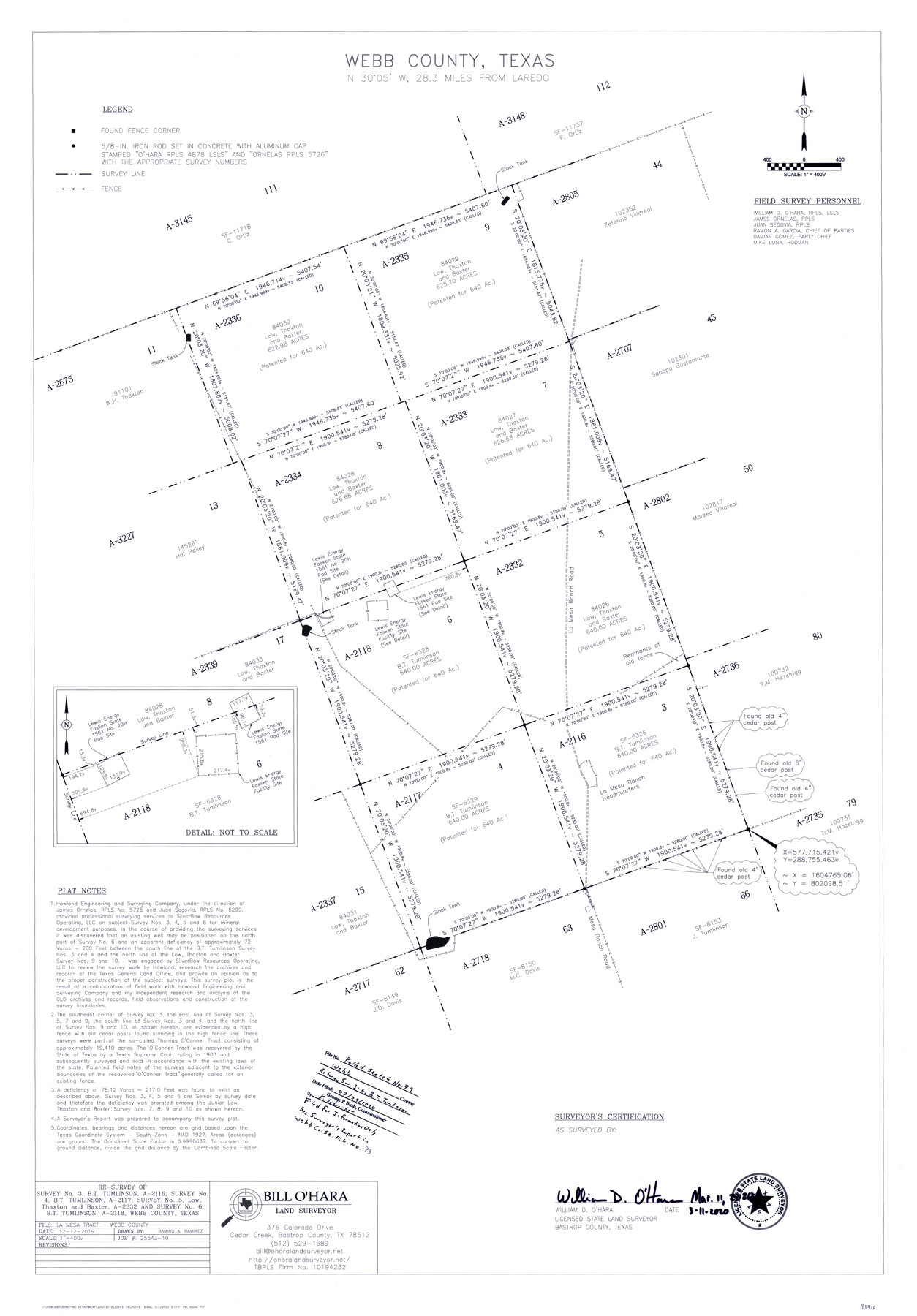 95916, Webb County Rolled Sketch 79, General Map Collection