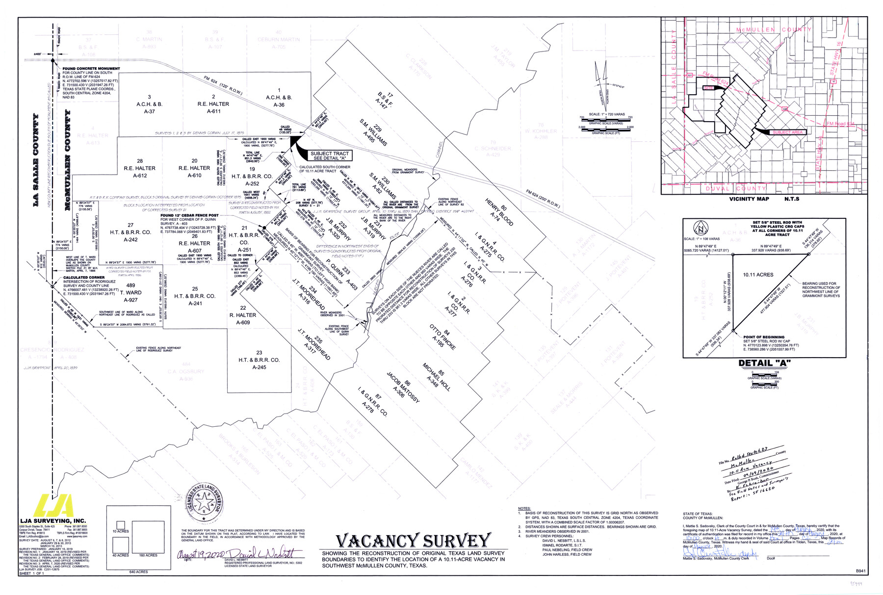 95949, McMullen County Rolled Sketch 23, General Map Collection