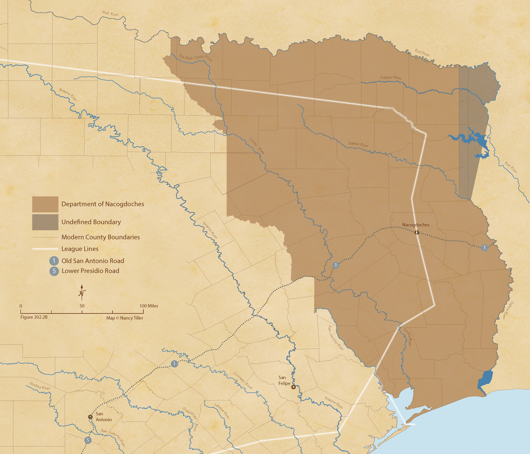 95973, The Mexican Department of Nacogdoches. May 6, 1833, Nancy and Jim Tiller Digital Collection