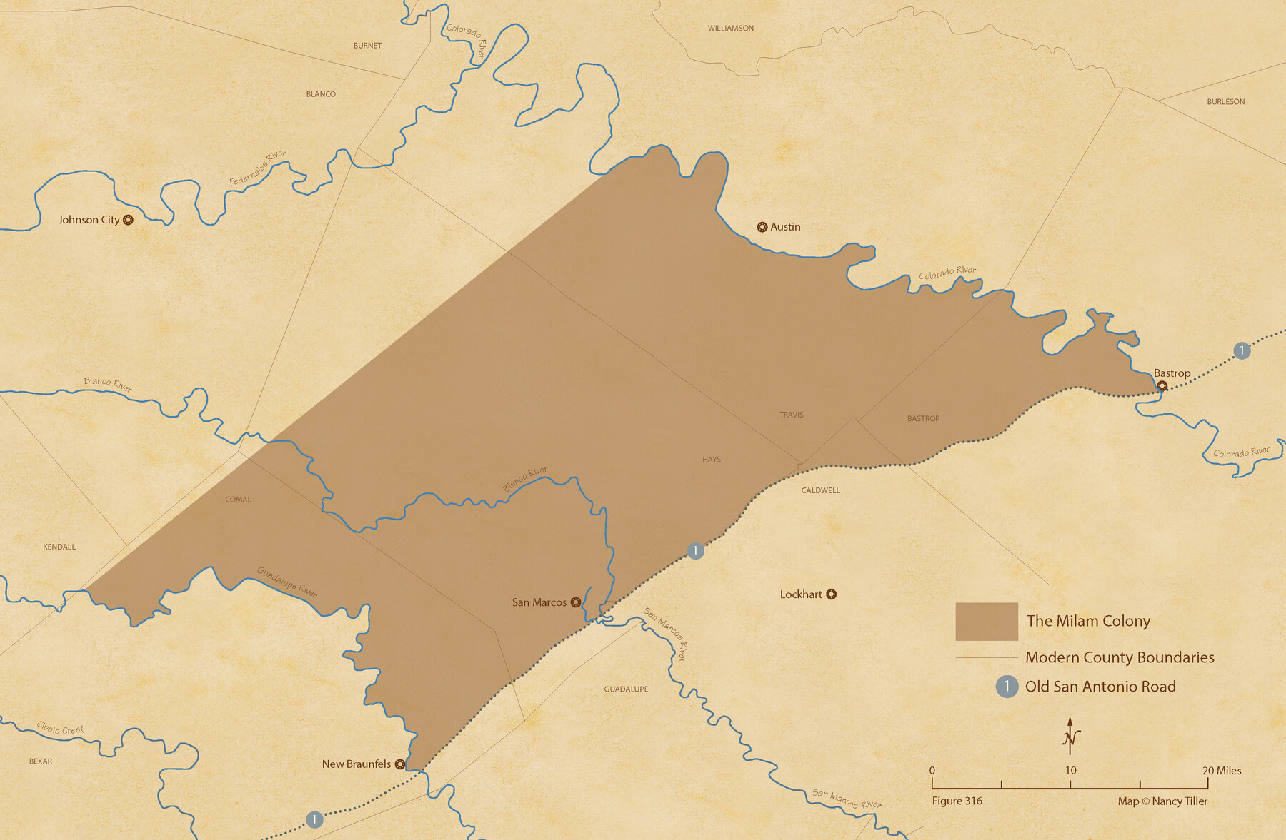 96000, Milam Empresario Colony. January 12, 1826, Nancy and Jim Tiller Digital Collection