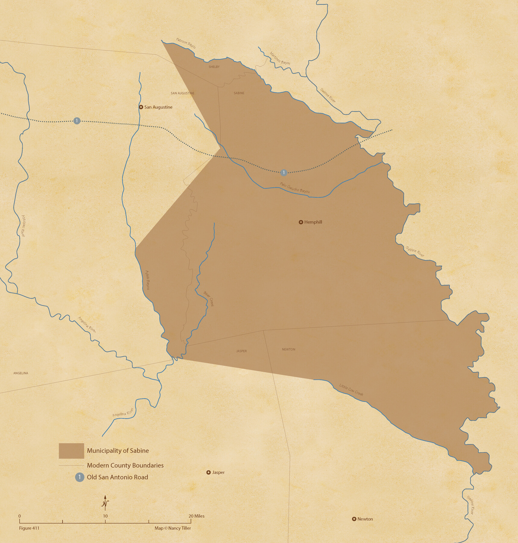 96031, The Mexican Municipality of Sabine. Created, December 15, 1835, Nancy and Jim Tiller Digital Collection