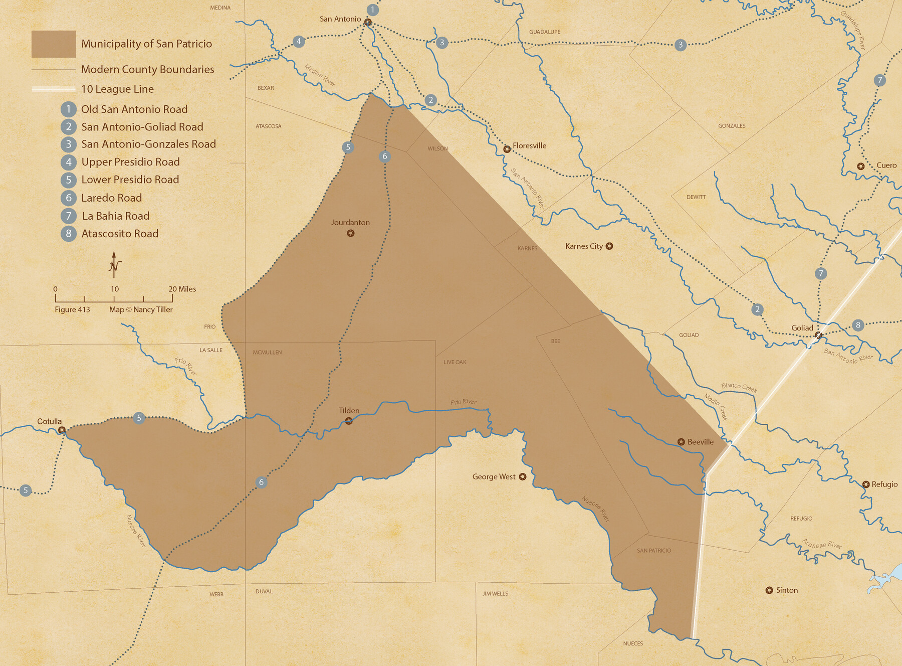 96034, The Mexican Municipality of San Patricio. April 1834, Nancy and Jim Tiller Digital Collection