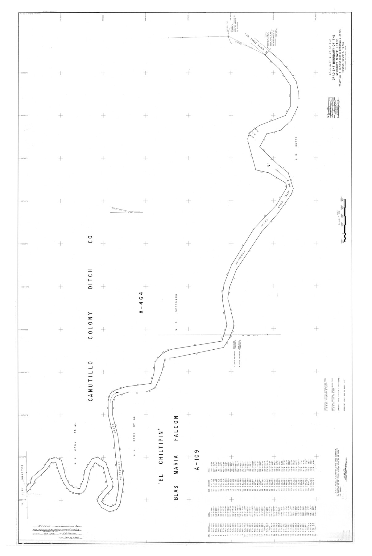 9604, Nueces County Rolled Sketch 41, General Map Collection