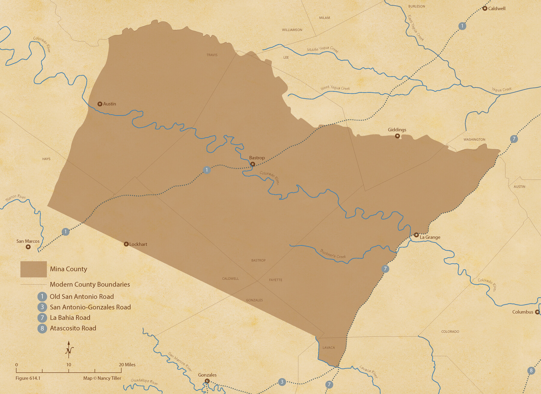 96061, The Chief Justice County of Mina. April 24, 1837, Nancy and Jim Tiller Digital Collection