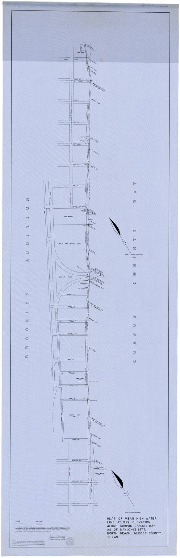 9607, Nueces County Rolled Sketch 60, General Map Collection
