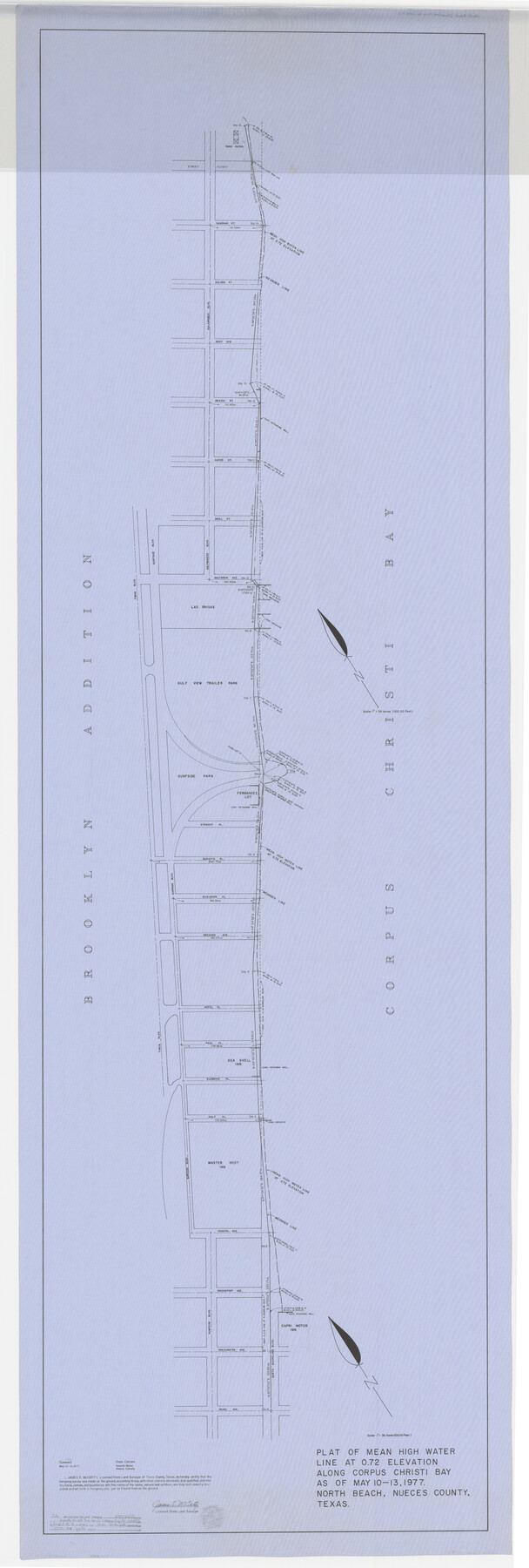 9607, Nueces County Rolled Sketch 60, General Map Collection