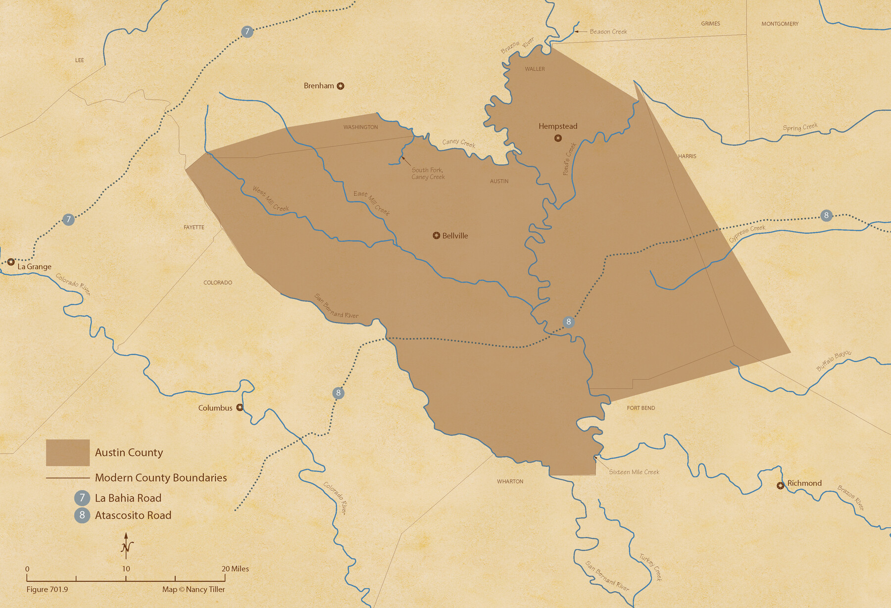 96088, The Republic County of Austin. December 29, 1845, Nancy and Jim Tiller Digital Collection