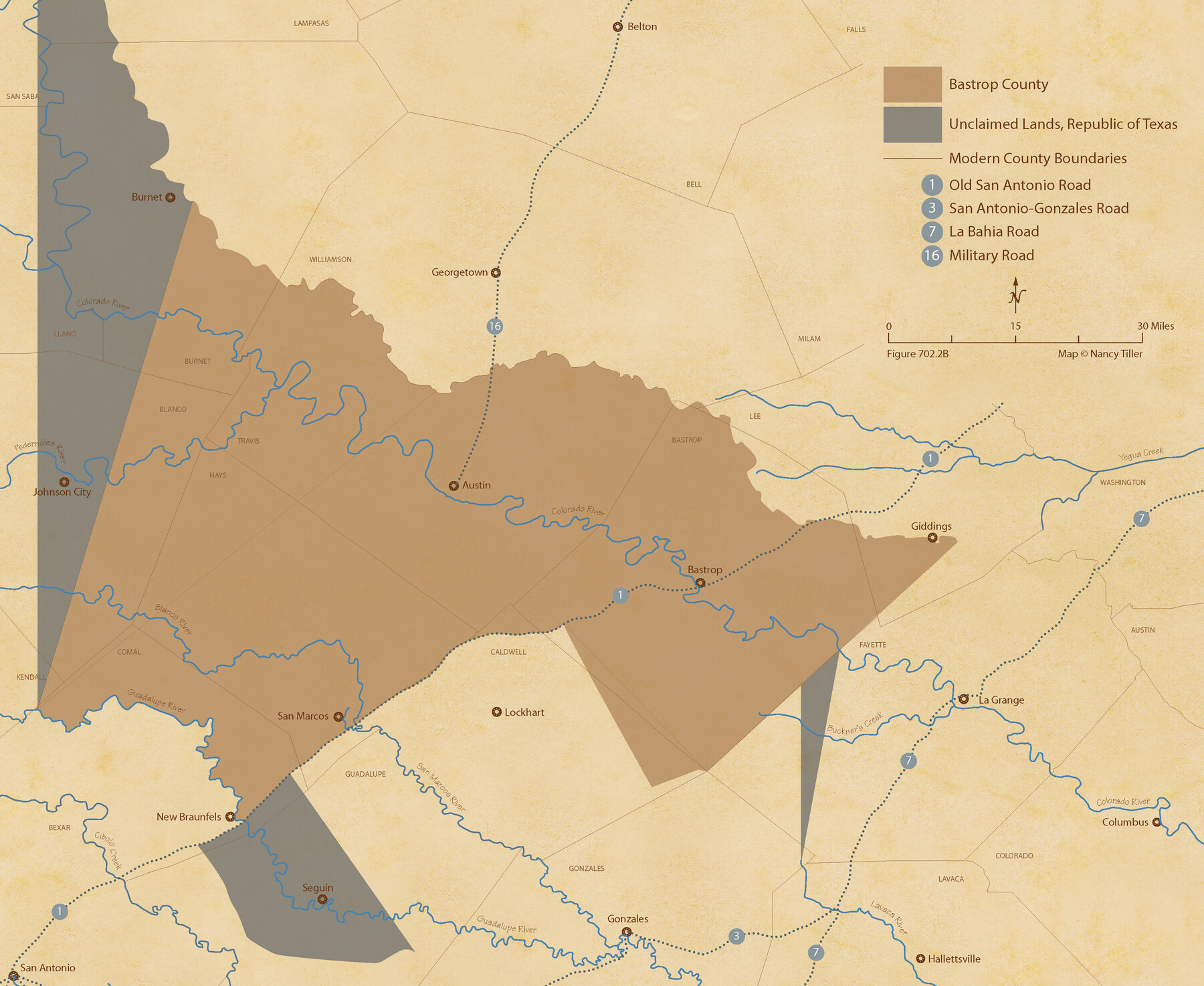 96090, The Republic County of Bastrop. May 24, 1838, Nancy and Jim Tiller Digital Collection