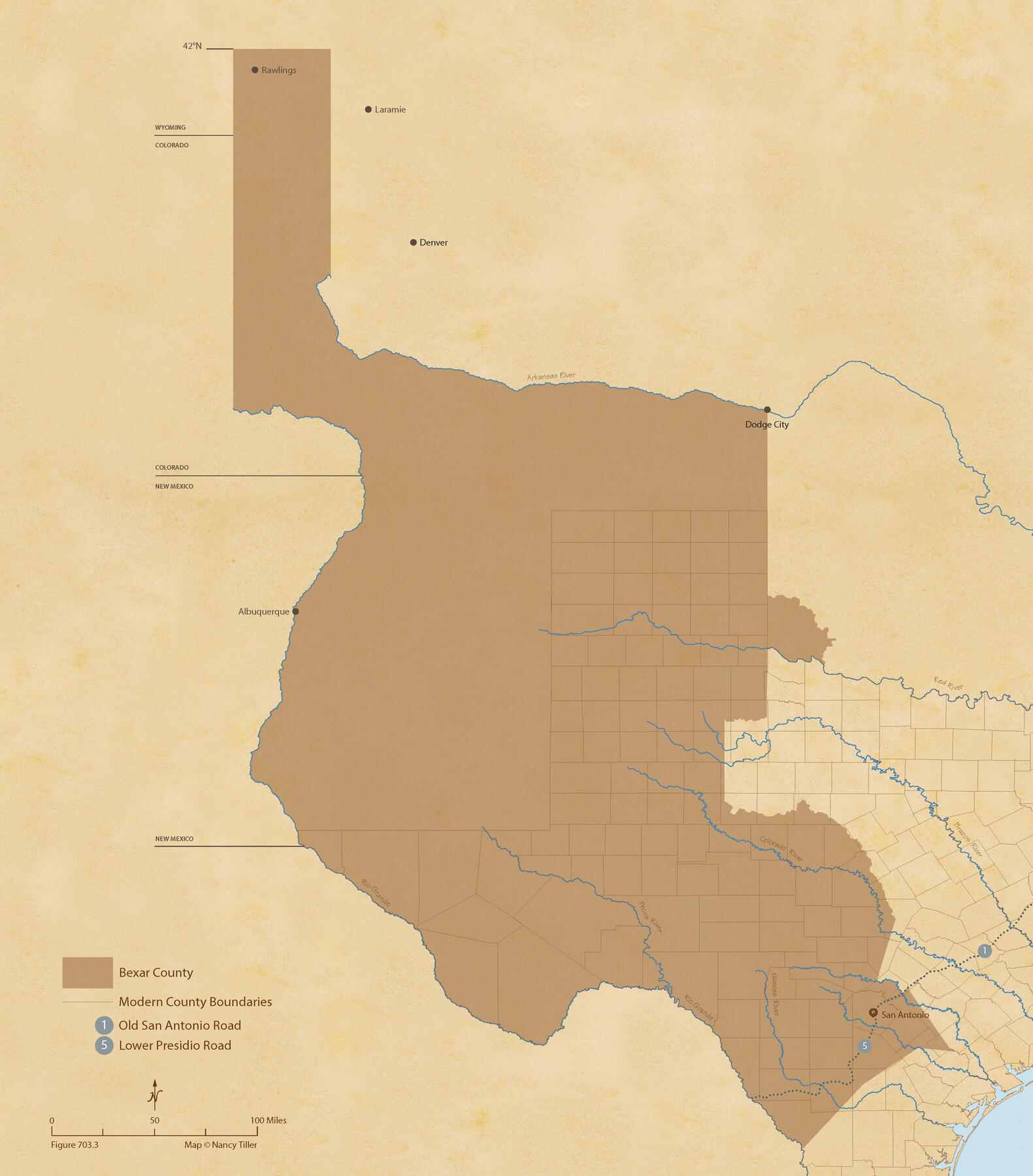 96096, The Republic County of Bexar. December 31, 1838, Nancy and Jim Tiller Digital Collection