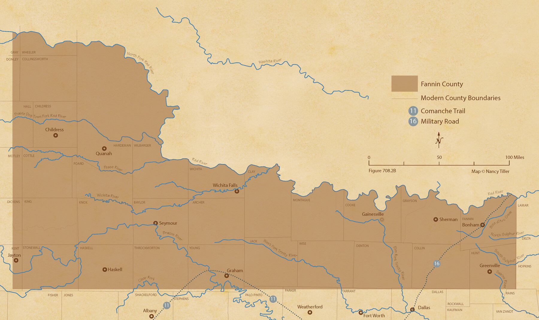 96129, The Republic County of Fannin. November 28. 1839, Nancy and Jim Tiller Digital Collection